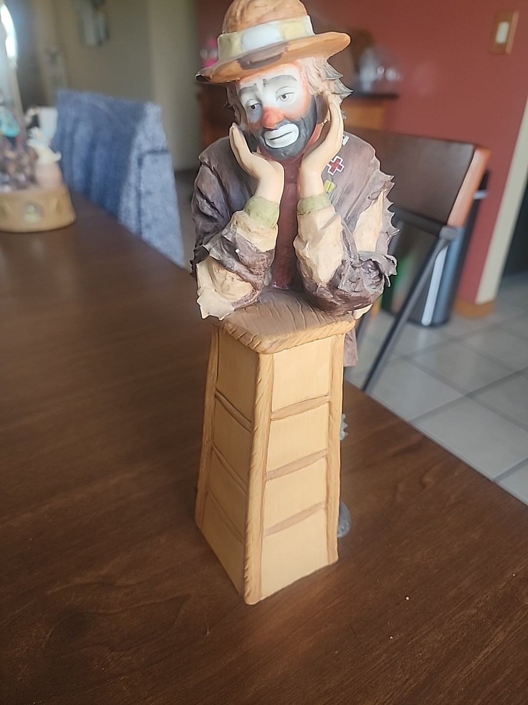 EMMETT KELLY Jr. LIMITED EDITION HOBO CLOWN FIGURE ~ NUMBERED 647 UNBOXED L$$K