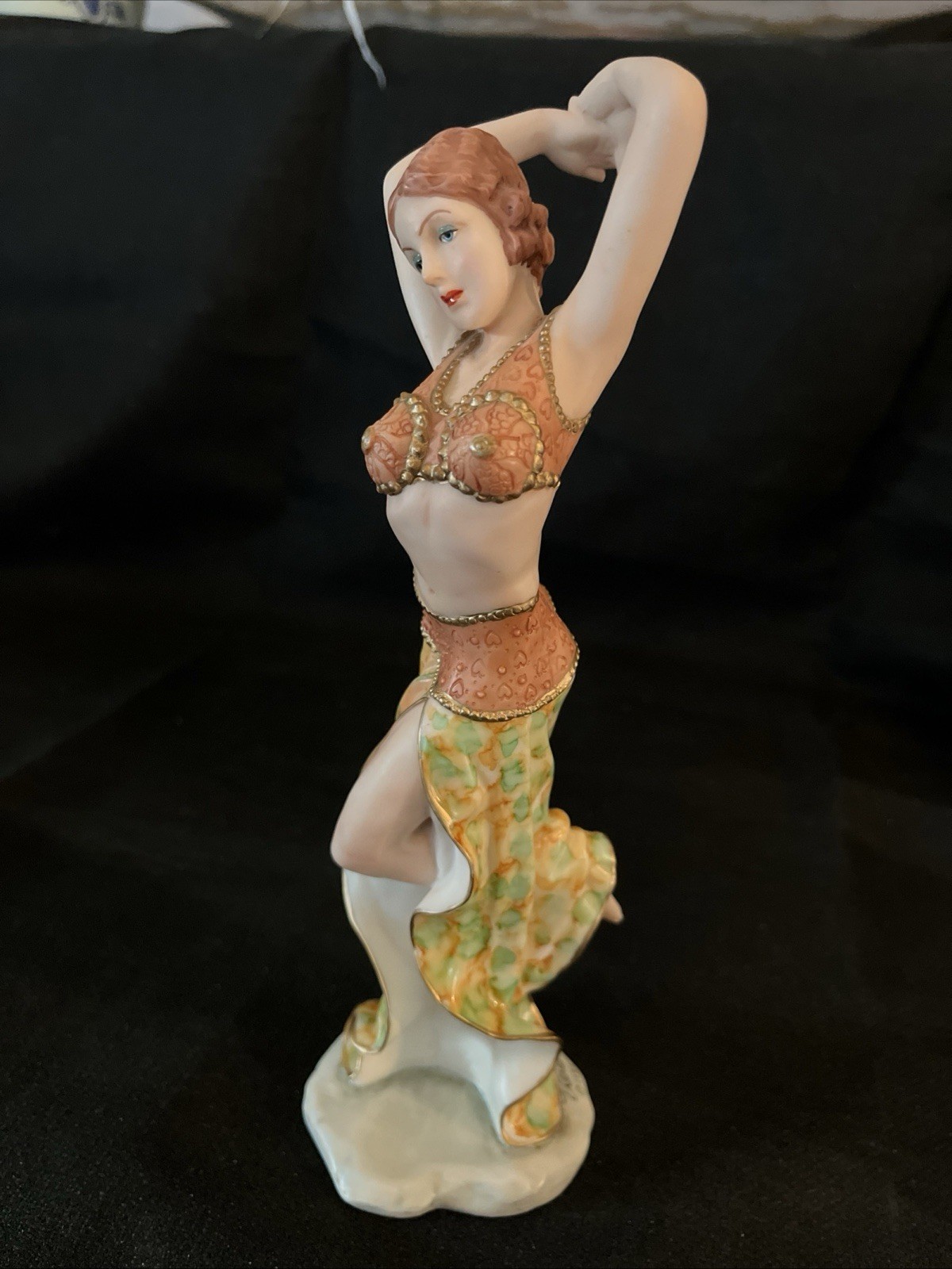 Veronese 1997 Belly Dancer Figurine. 9 1/2” tall. Hand Painted.