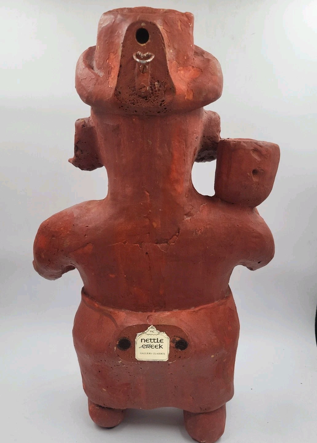 Nettle Creek Gallery Classics Nayarit Figural Pair Terracotta Style Sculptures
