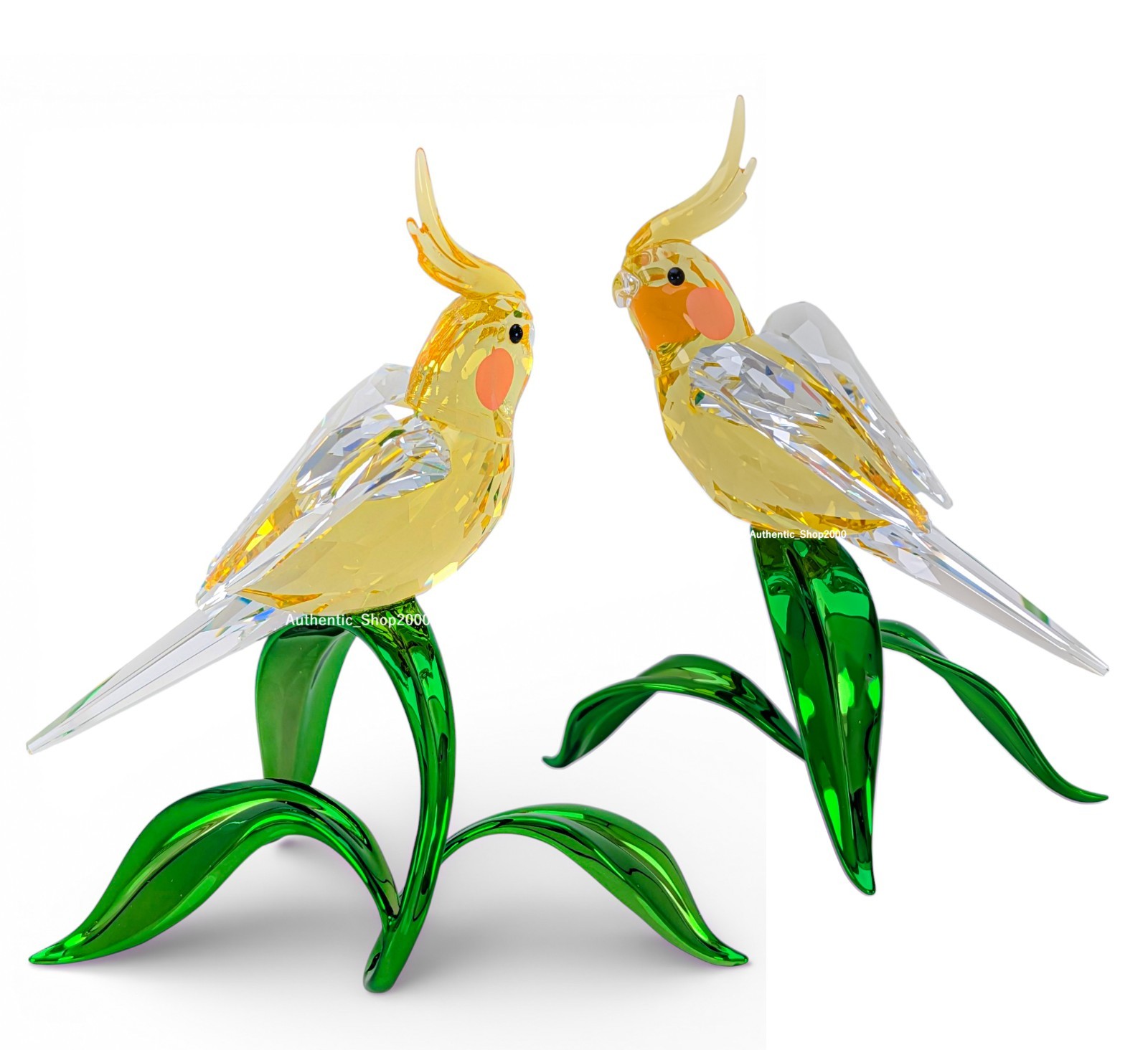 New 100% Genuine SWAROVSKI Crystal Idyllia Cockatiel Bird Deco Display 5721544