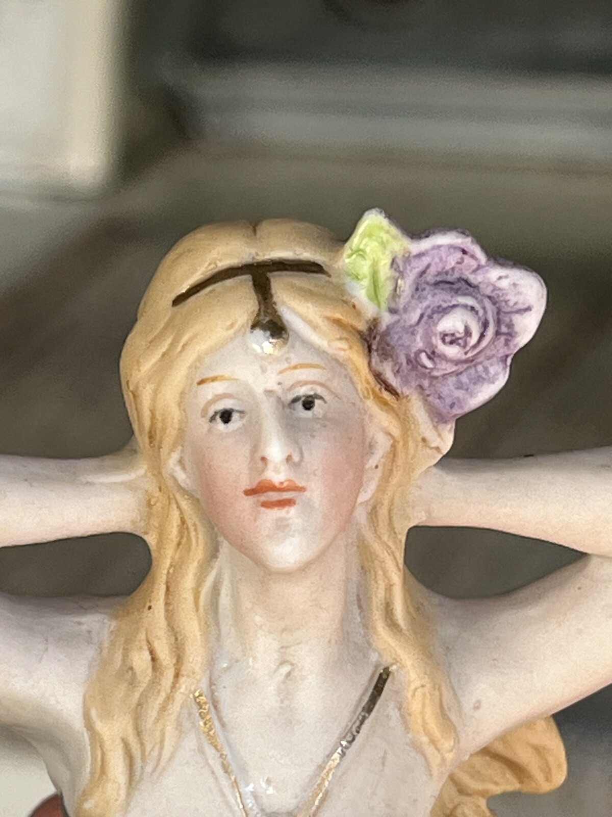 Art Nouveau bisque lady