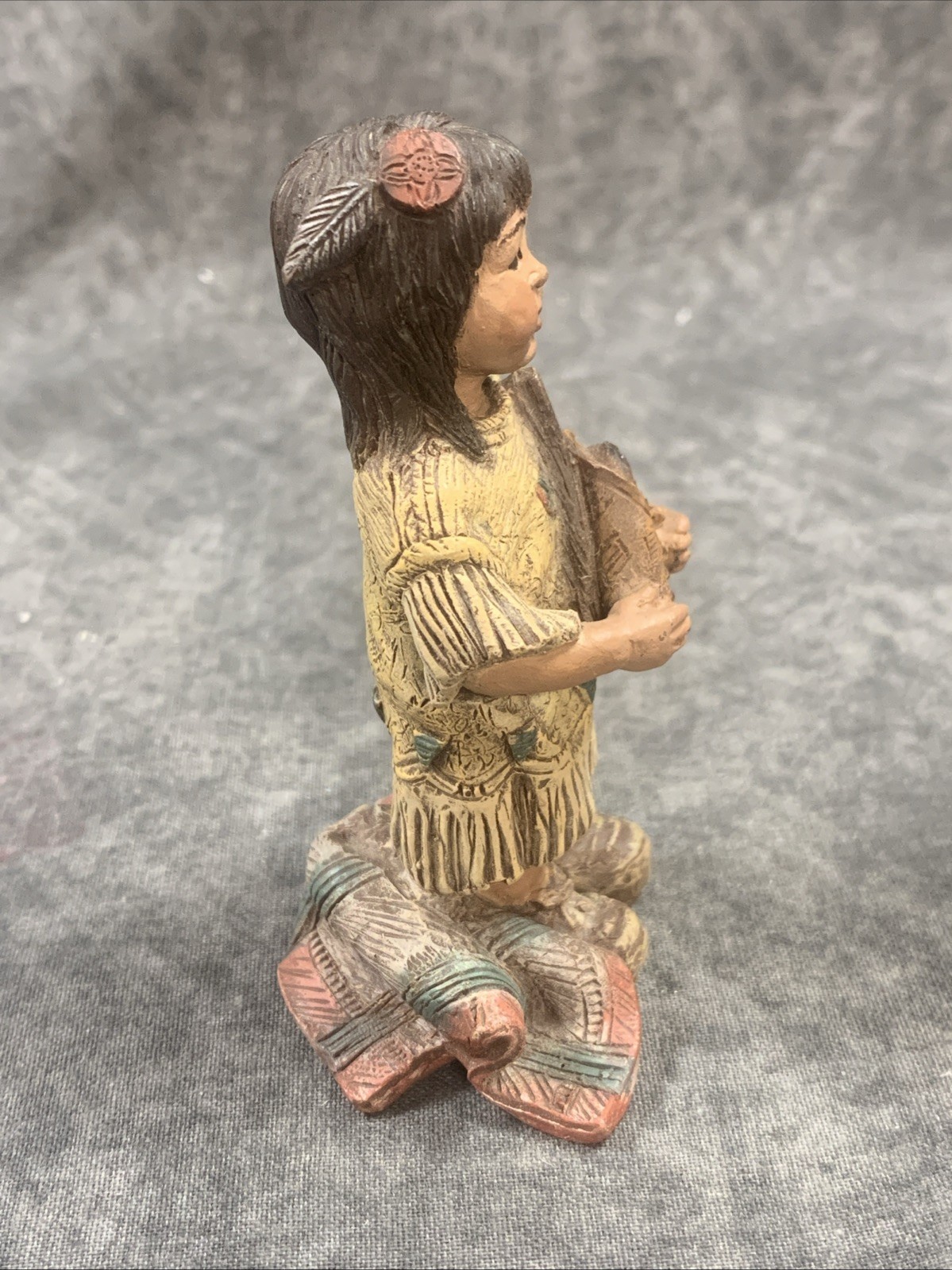 Sarah’s Attic Native American Girl Figurine “Moon Dance” 1992 Limited Edition