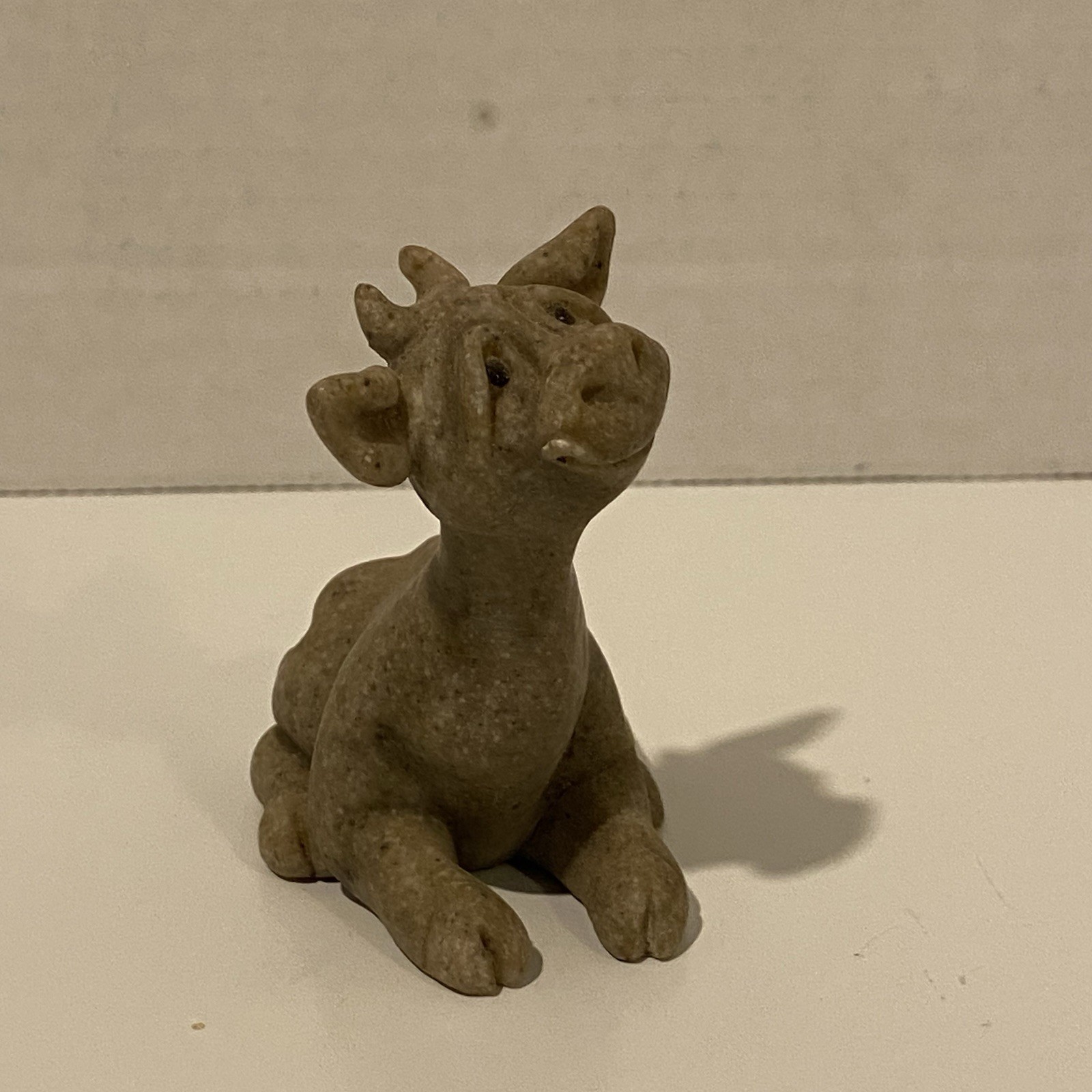 Quarry Critters Clover Cow Second Nature Design 2000 Faux Stone Figurine