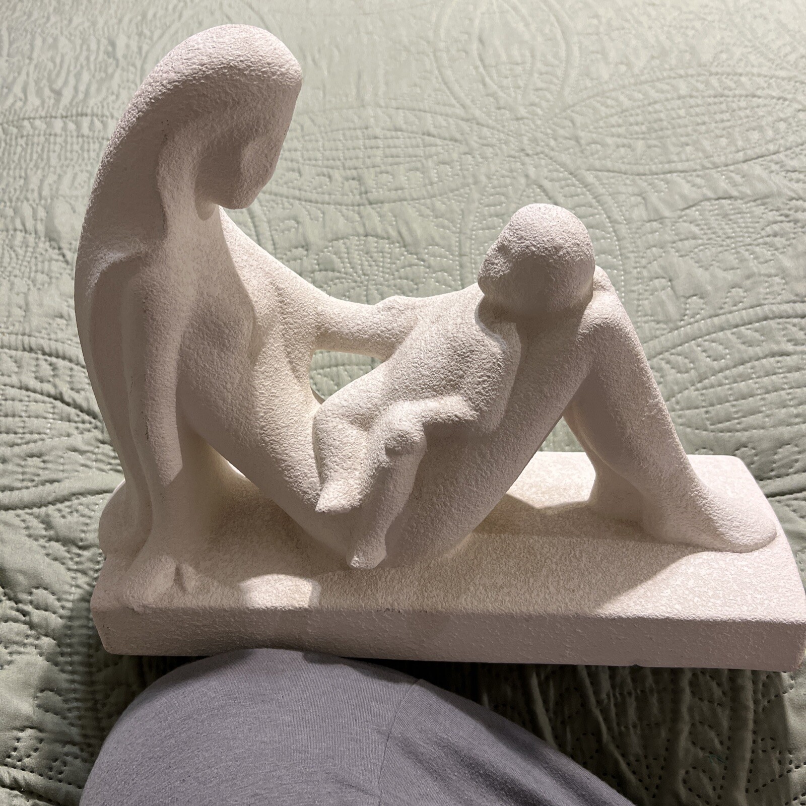 1990s Haegar mother and Child sculpture