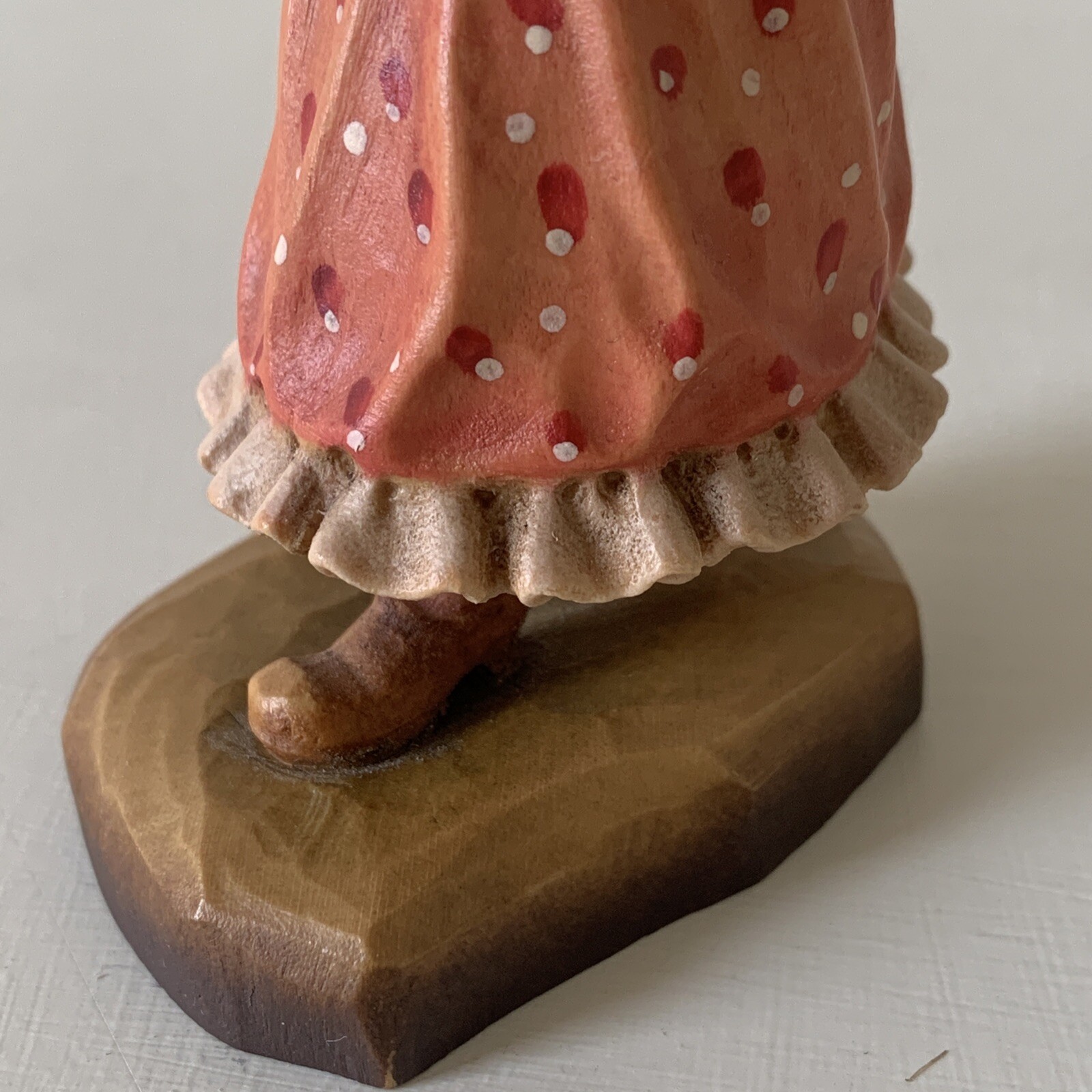 ANRI VALENTINE Flavio Signed Sarah Kay 5th Anniversary 4.5″ Vintage Wood Figure