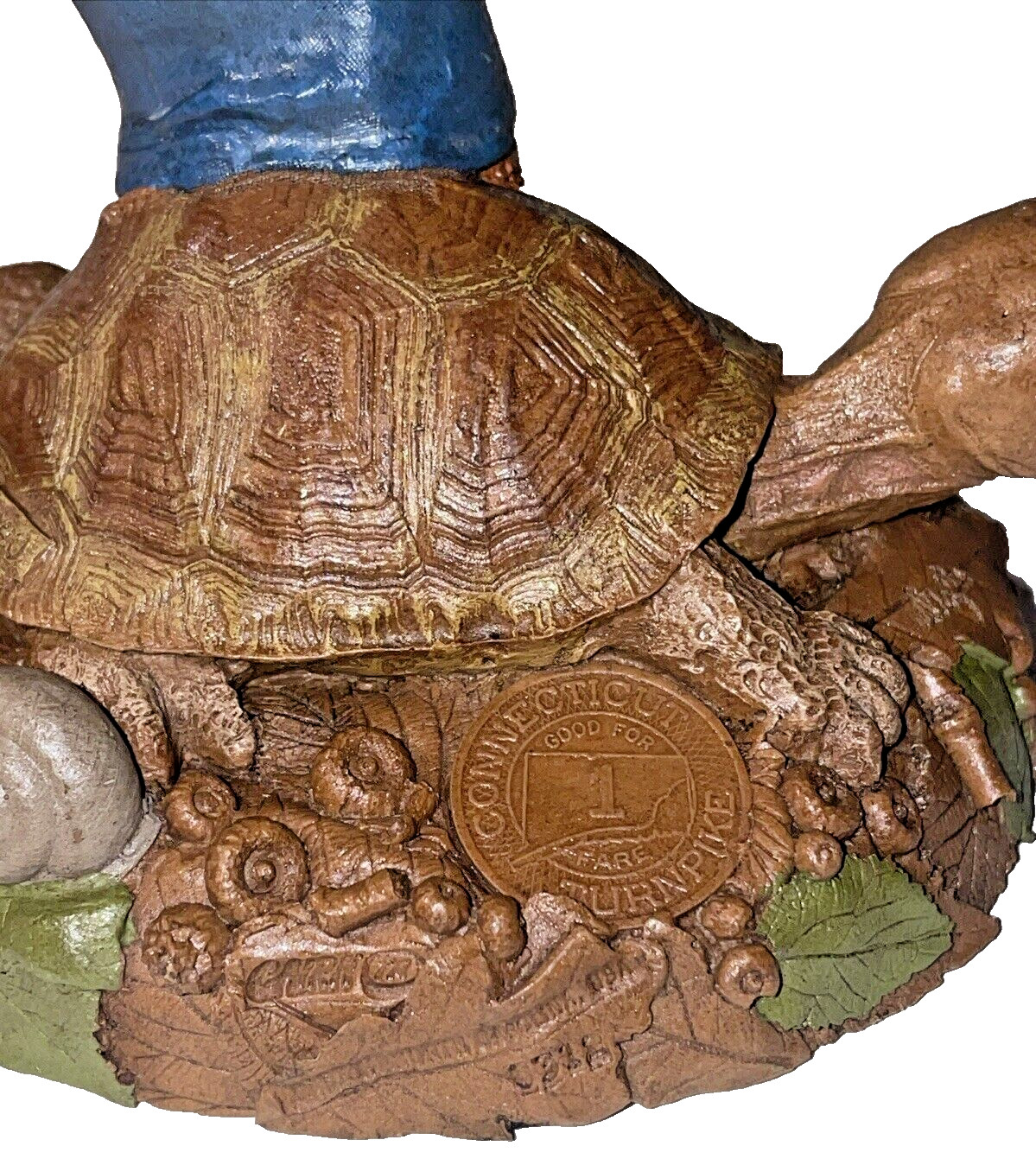 Cairn Tom Clark Gnome Turtle Figurine No Passing Zone T Wolfe 6312 Signed 1994*