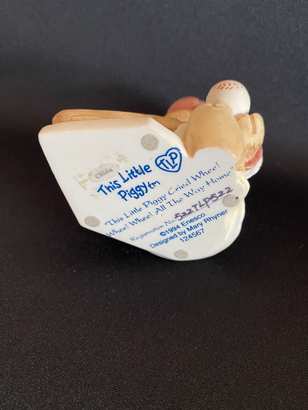 Enesco This Little Piggy Collectibles “This Little Piggy Cried Whee Whee Whee..”