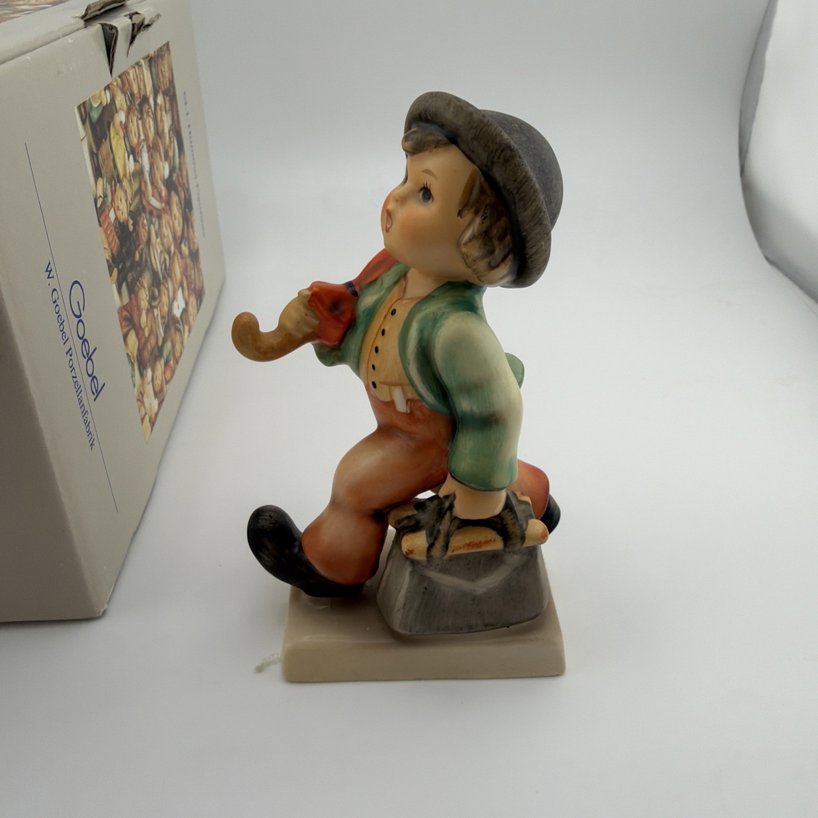 Goebel Hummel Merry Wanderer Figurine W Germany TMK + Original Box