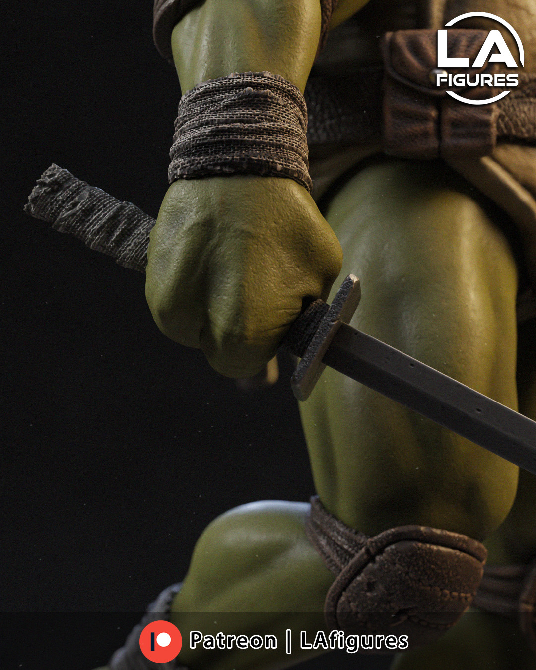 Leonardo – TMNT 1/10 Scale Statue 3D Print Model Kit Unpainted