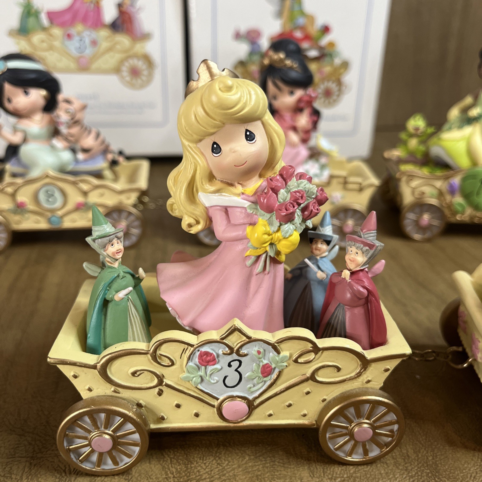 Precious Moments Disney Showcase Princess Birthday Parade Set 1-10 & Prince
