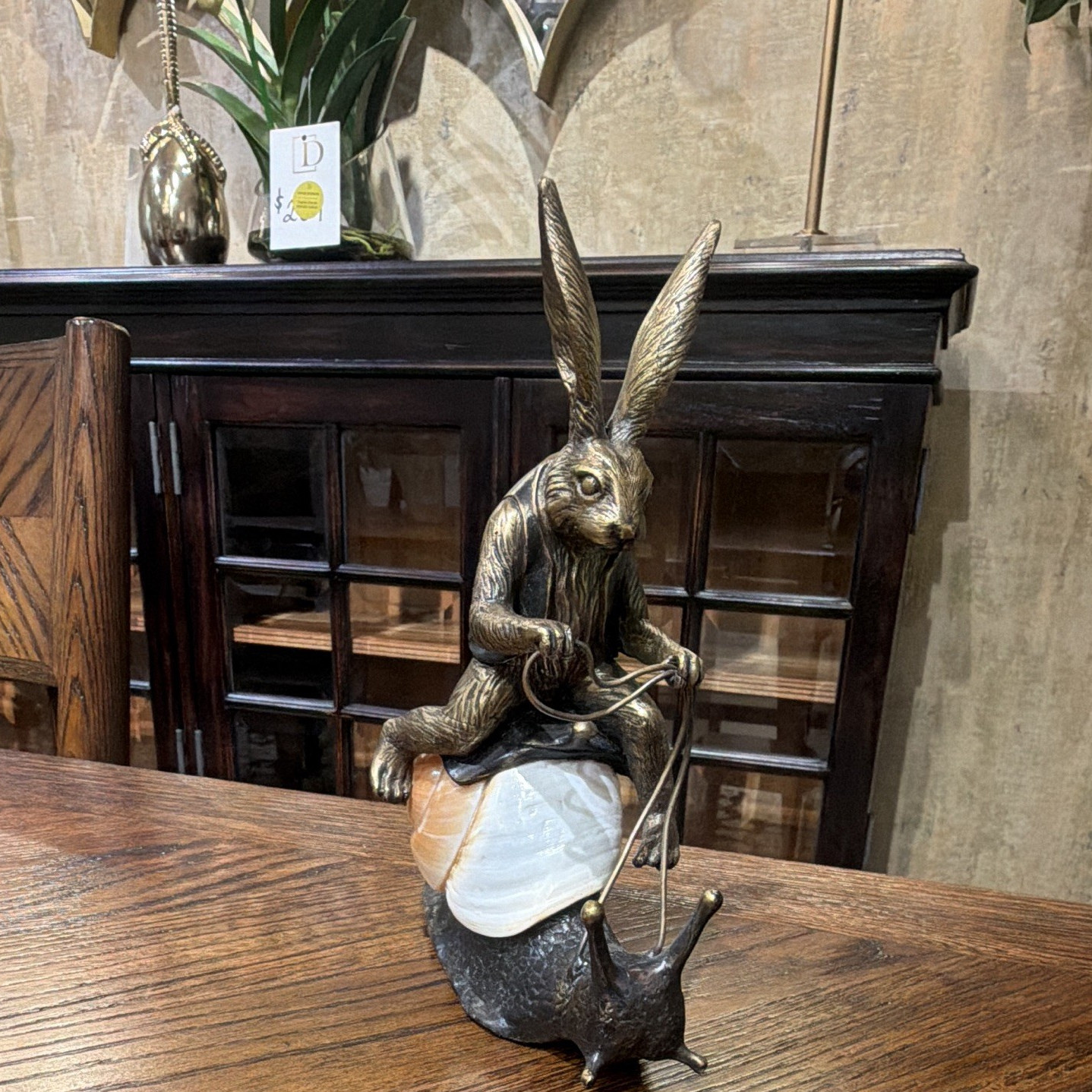 Maitland smith unlikely cowboy rabbit riding snail