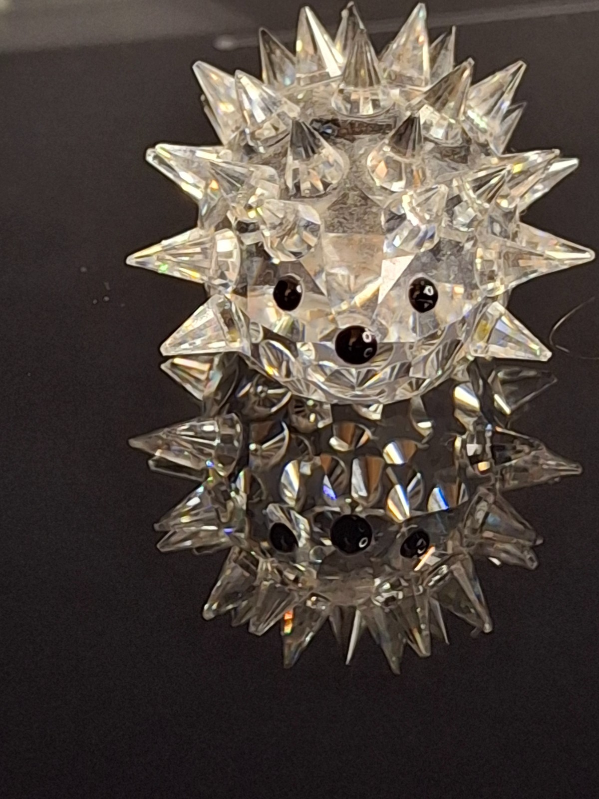 Swarovski Crystal Hedgehog Medium 48 Quills – Retired Max Schreck 7630 045