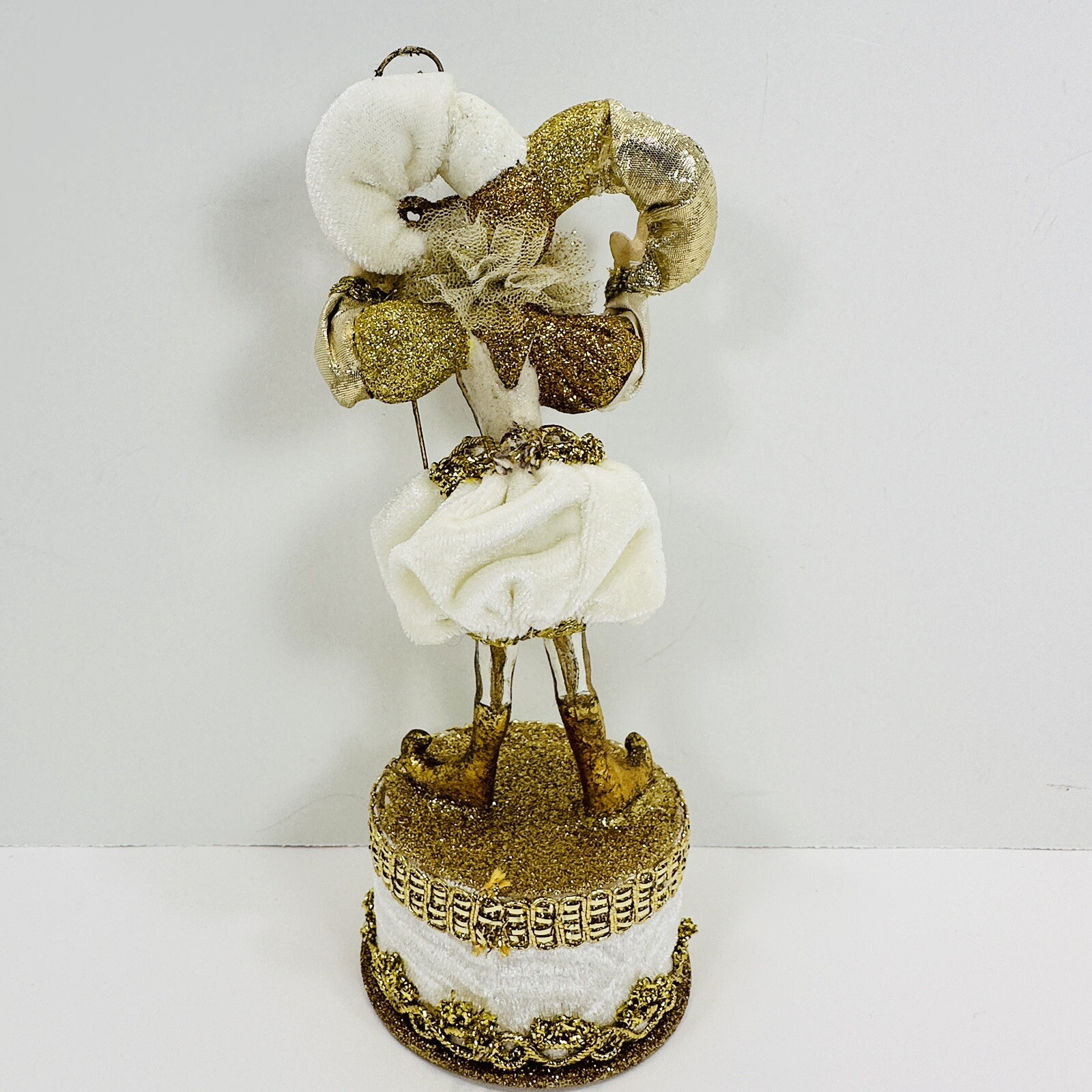 Katherine’s Collection at Silver Lake Gold & Ivory Jester on Round Trinket Box