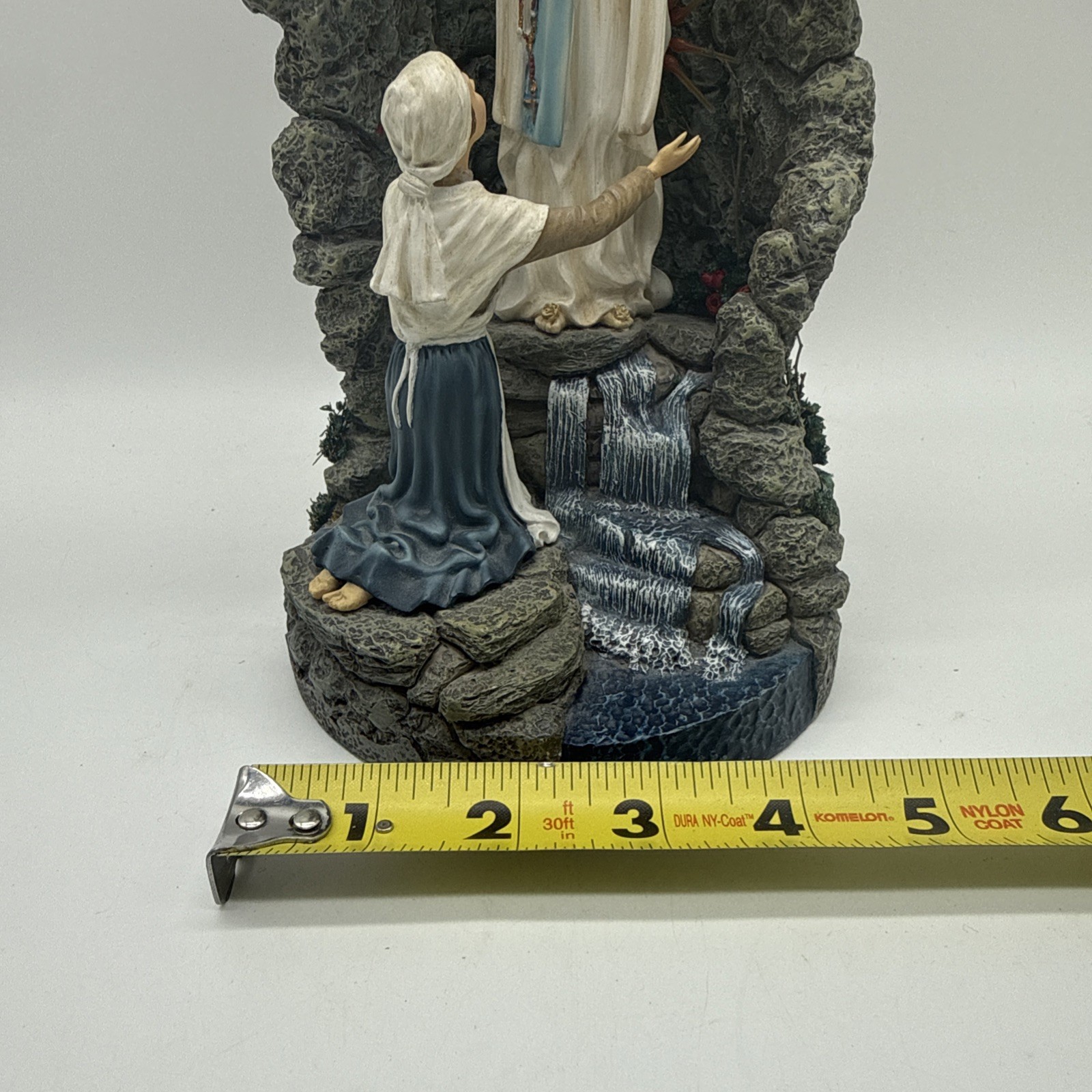 Danbury Mint Miracle at Lourdes Statue Grotto Figure Our Lady of Lourdes