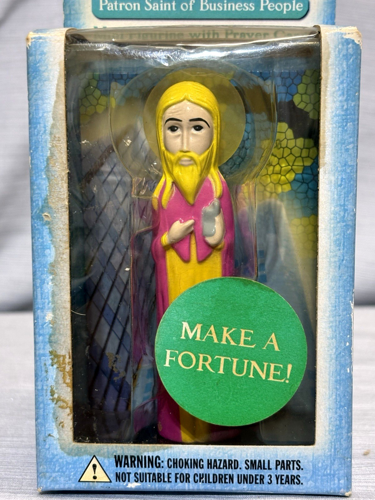 Saint Homobonus Figurine Patron Saint of Business People RARE