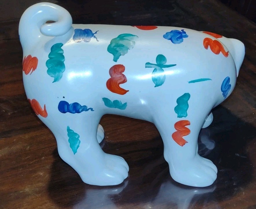 Metropolitan Museum of Art MMA porcelain dog figurine Made in Italy