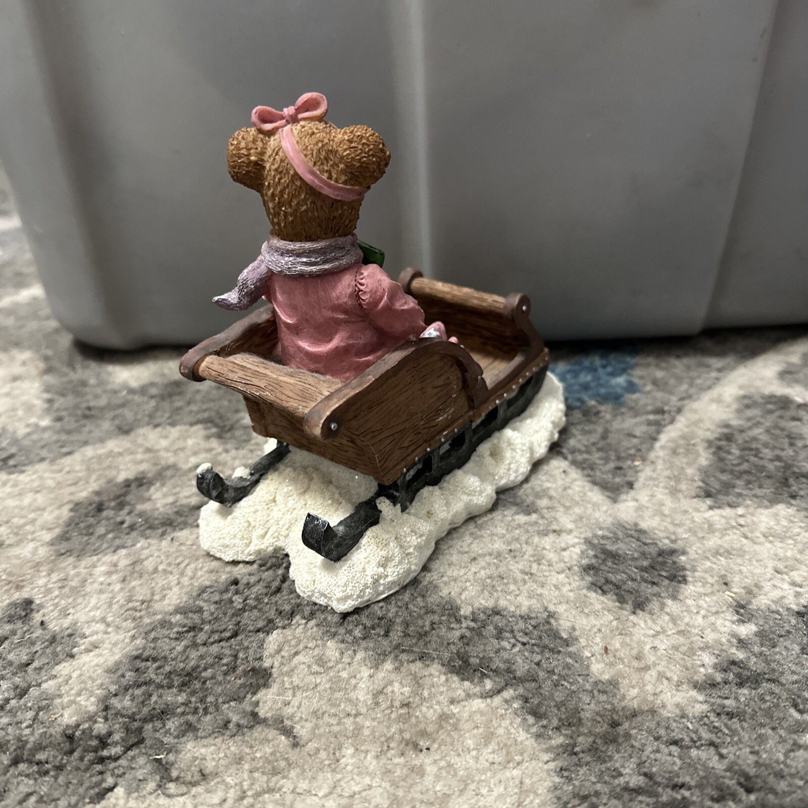 Vintage Young’s Inc. 2000 Berry Hill Bears Joshua 1:9 Girl Holding Bible VTG