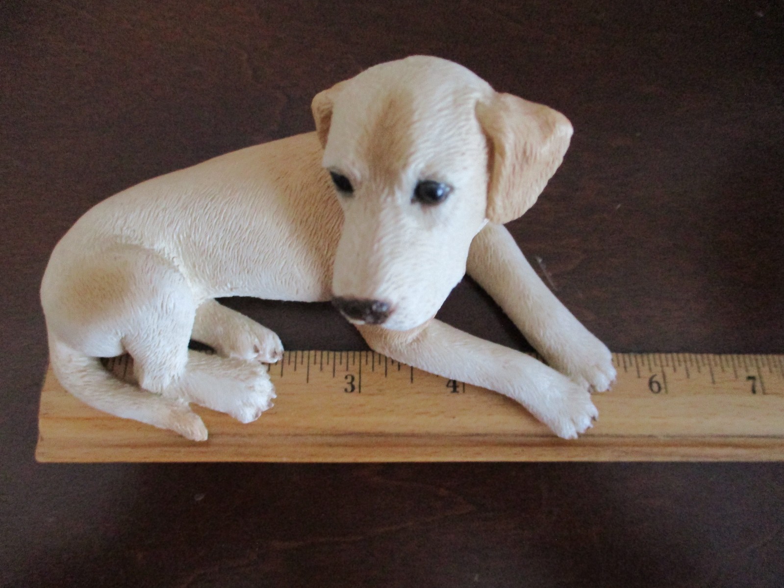 Castagna FIGURINE YELLOW GOLDEN LABRADOR LAB DOG 5.5″ x 3.25″~Made In Italy 1988