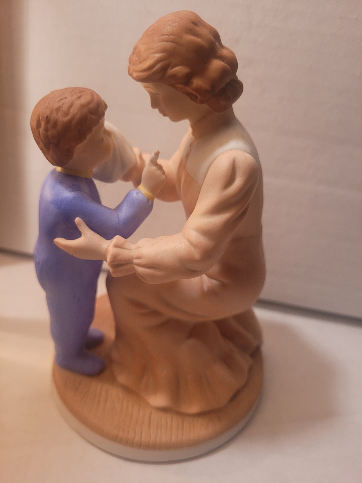 Vintage Heritage House 1987 “My Mother’s Love” Figurine Drying Little Boy’s Tear