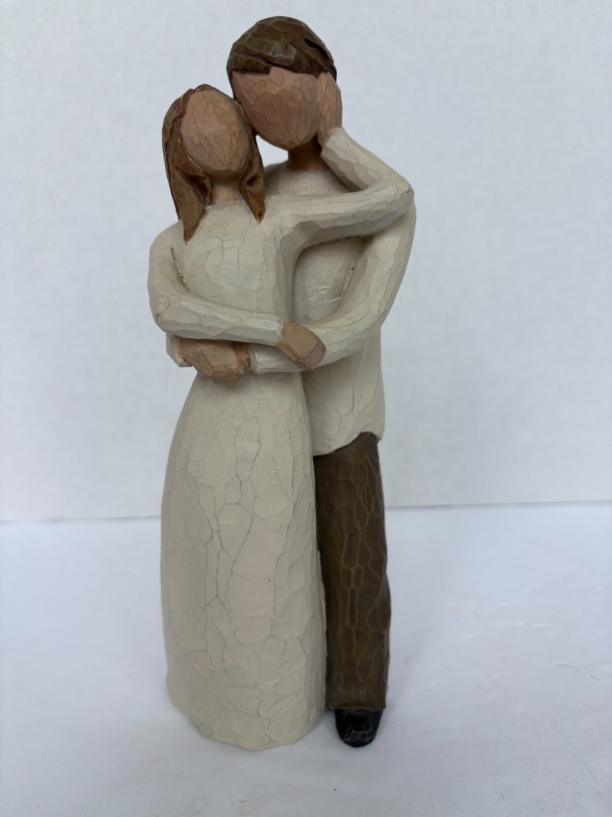 Willow Tree Demdaco Susan Lordi “Together” Embracing Couple Figurine 9″ EUC