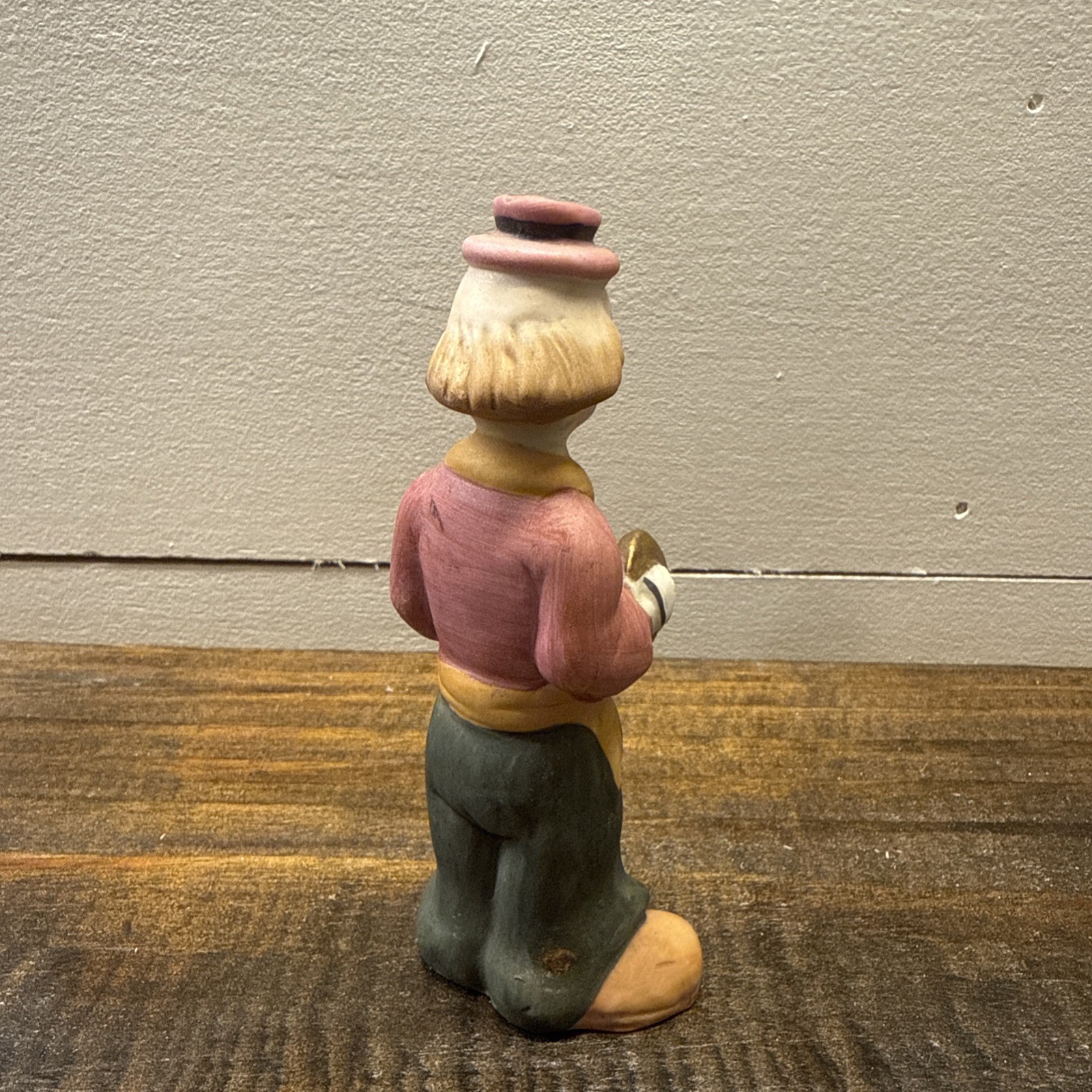 Vintage VO&GC Happy Clown with Cymbals Figurine, 5” tall, Made in Taiwan