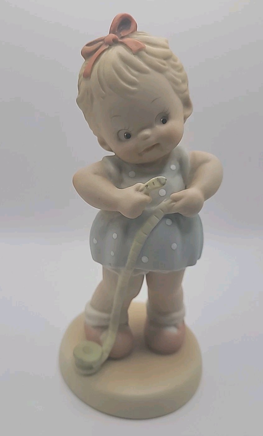 VINTAGE 1990 Enesco Pull Yourself Together Girls Waists Are In 5 1/2″ by 2 1/2″