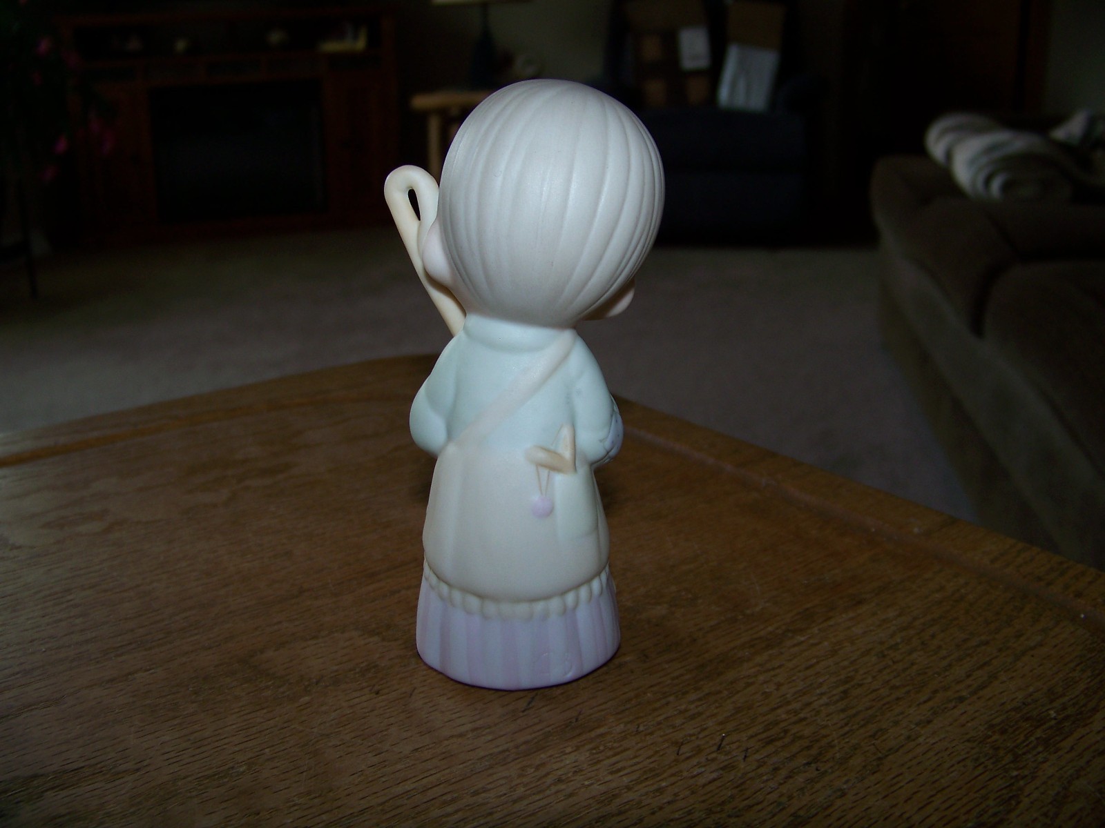 PRECIOUS MOMENT NATIVITY SHEPHERD BOY W/STAFF FIGURINE VTG 1986 CLEAN FLAWLESS!!