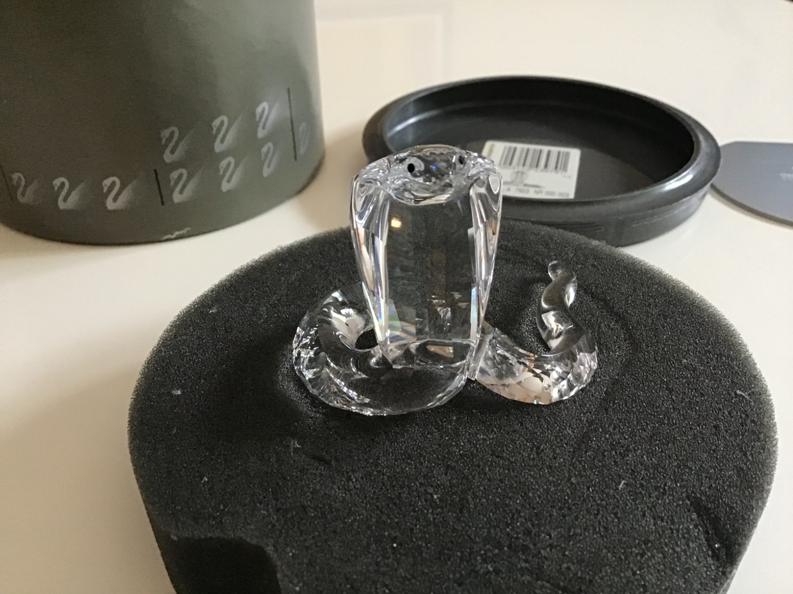 Swarovski Cobra Welcome Year Of The Snake Figurine 7603 NR 000 003
