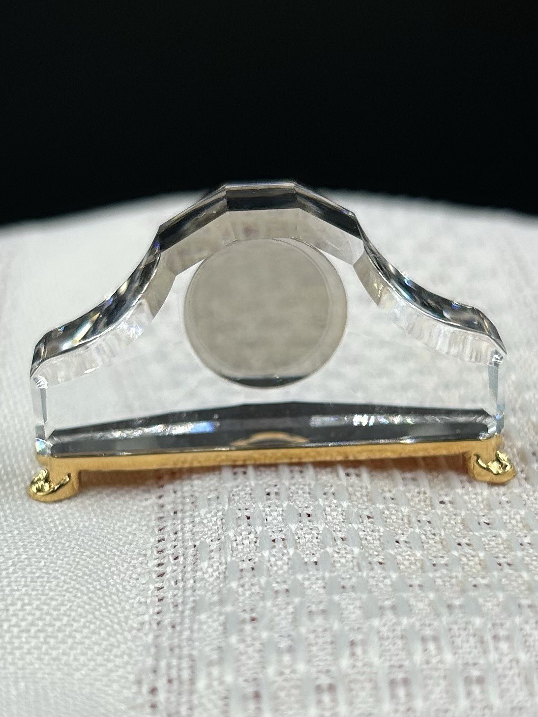 VTG Swarovski Crystal Memories Mantle Clock Miniature Figurine 1996 Austria