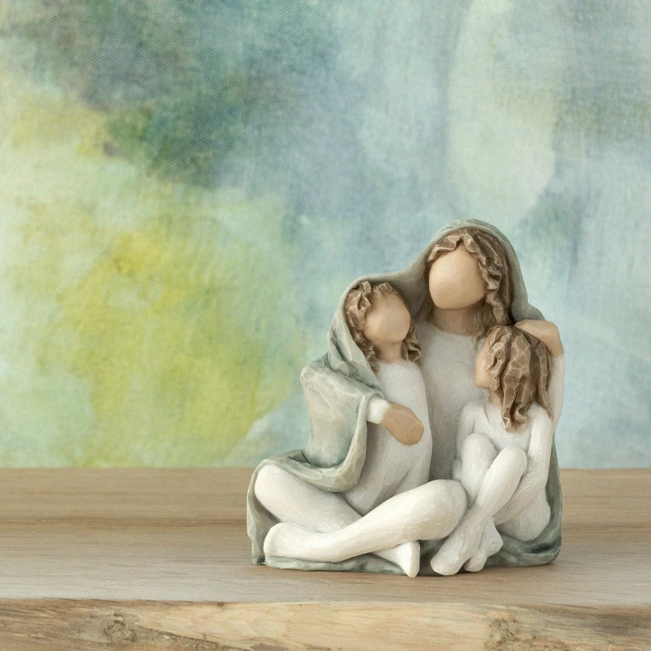 Set3 Willow Tree Cozy, Close Together, we Three, Loving Embrace from Mother, Gra