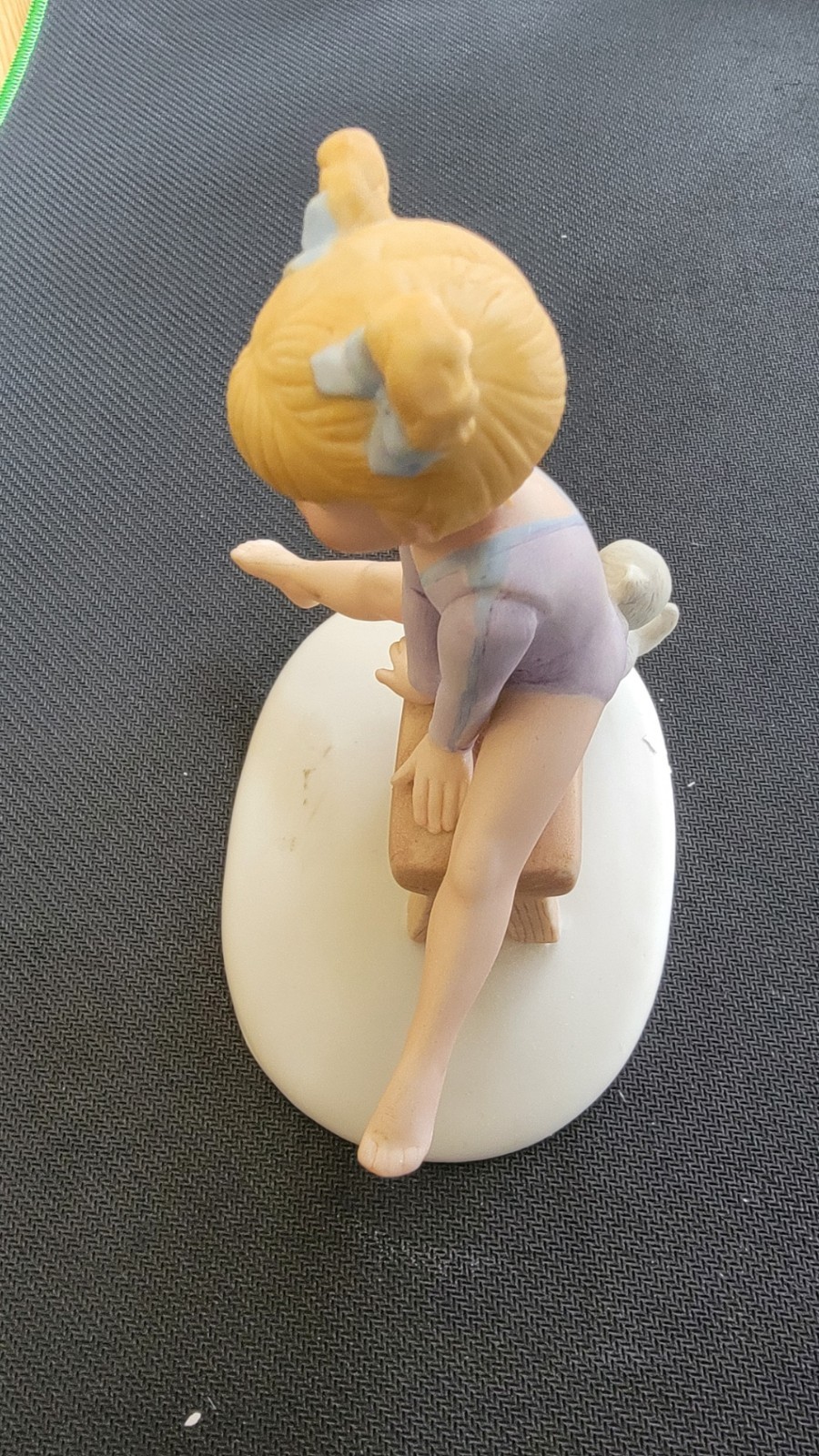 Enesco Jenny Gymnast on Leather Vault figurine with Box