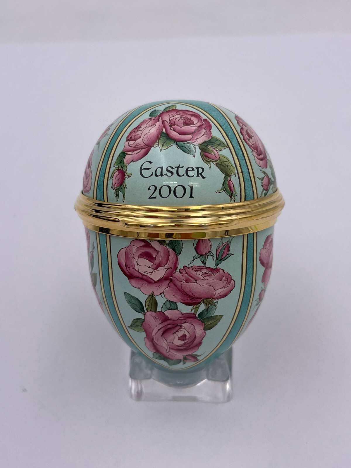 Halcyon Days Enamels – 2001 Easter Egg – Trinket Box – #HDEA2001