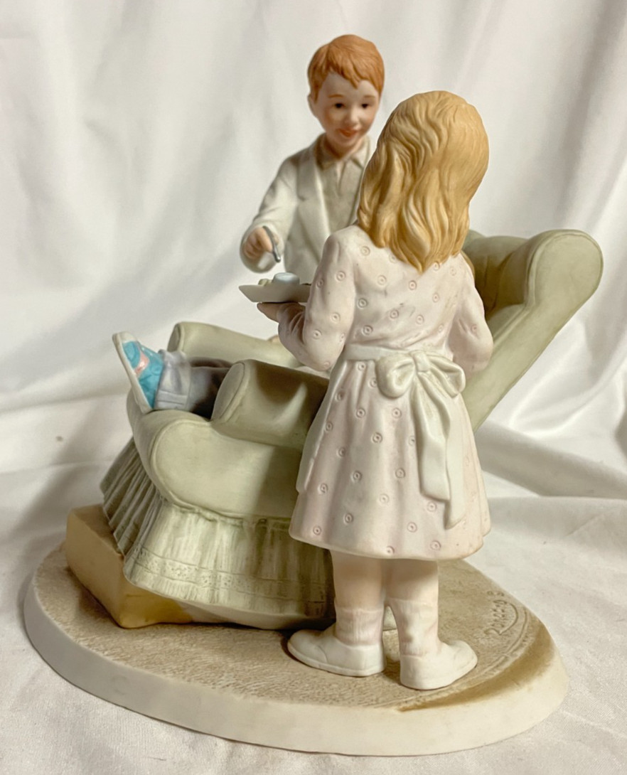 Ronadro Porcelain Dentist Figurine “Playing Dentist” Limited Edition 12 of 950