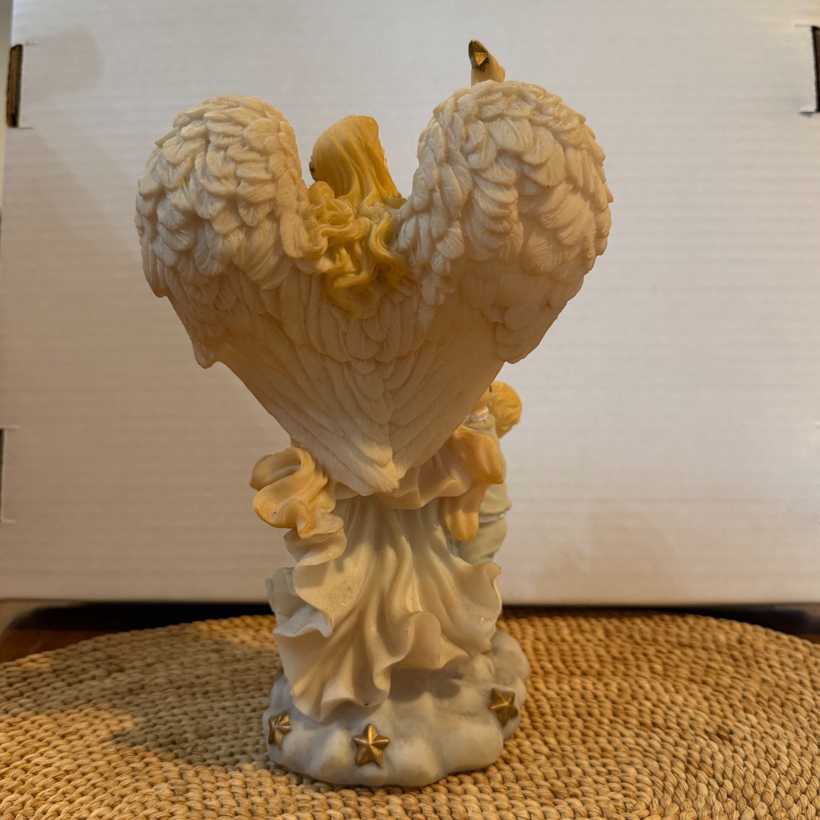 Guardian Angel Collection Angel With Stars Figurine Young’s Resin w/ Box