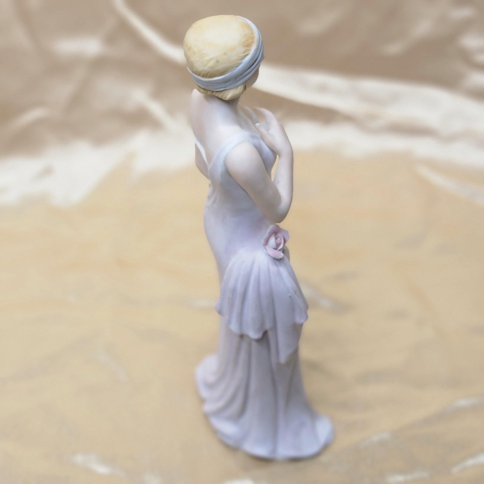 Vintage Liberty Figurine – Bisque Porcelain Lady – 1900s Era