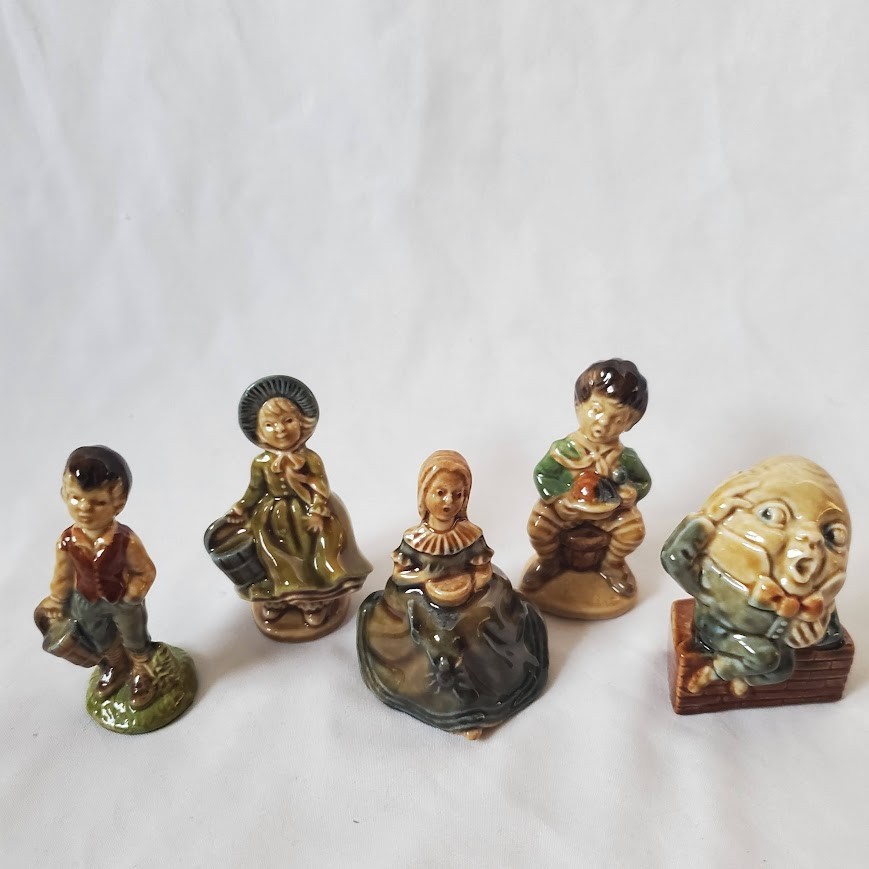Wade Figurines Nursery Favorites From 1970s | Complete Set of 20 | Large Size