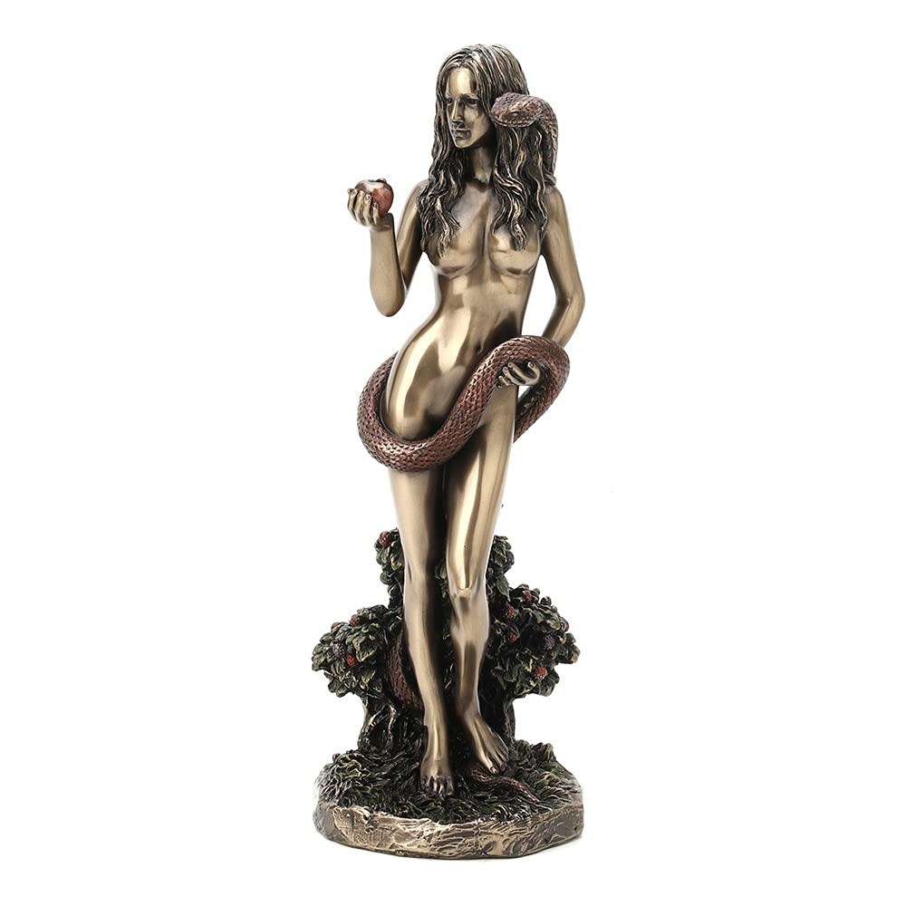 Veronese Design 9 5/8″ Tall Eve in The Garden of Eden Cold Cast Bronzed Resin