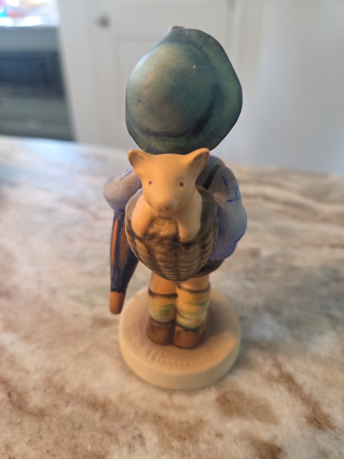 Goebel HUMMEL, Boy with Pig, Home From Market, #198/1 TMK5, 5.5″ Vintage