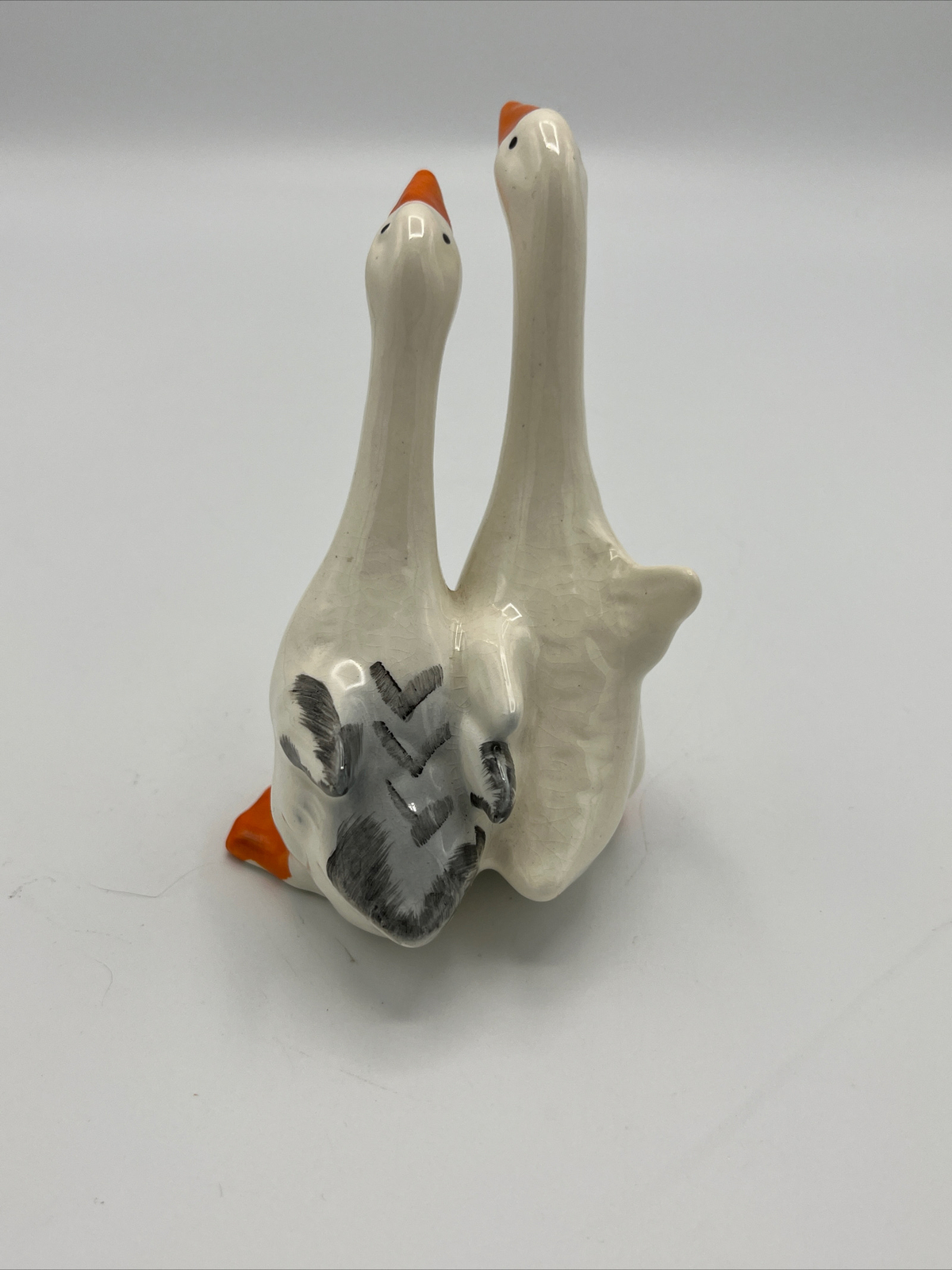 Beswick Porcelain Geese Figurine Made in England 4″ Tall Vintage