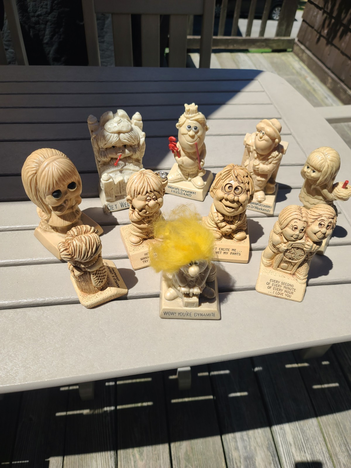 Vintage 1970s W&R Berries & Paula Humorous Figurines. Lot Of 10