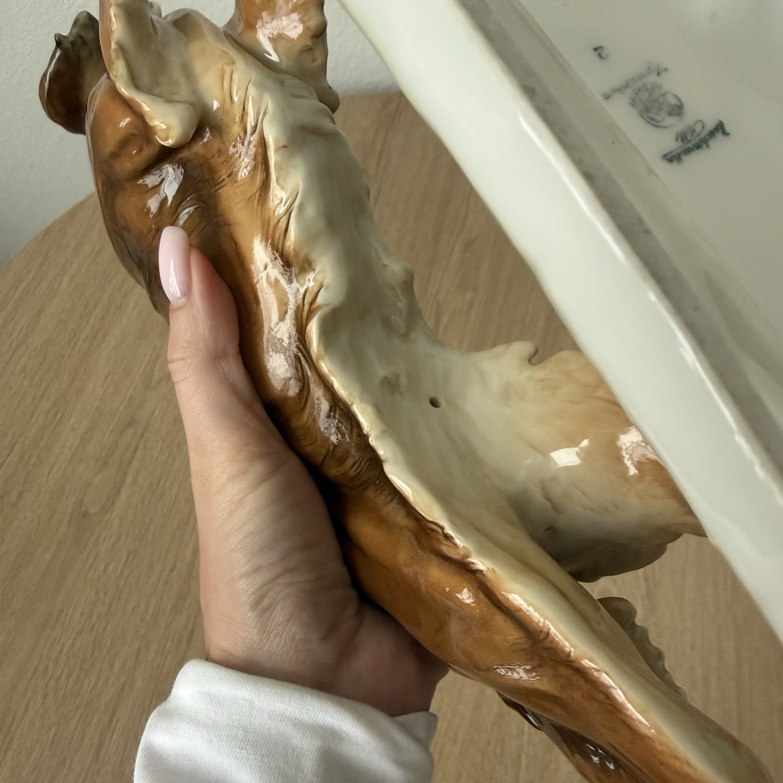 Hutschenreuther KUNSTABTEILUNG Selb Porcelain Hunting Dog Figurine Germany