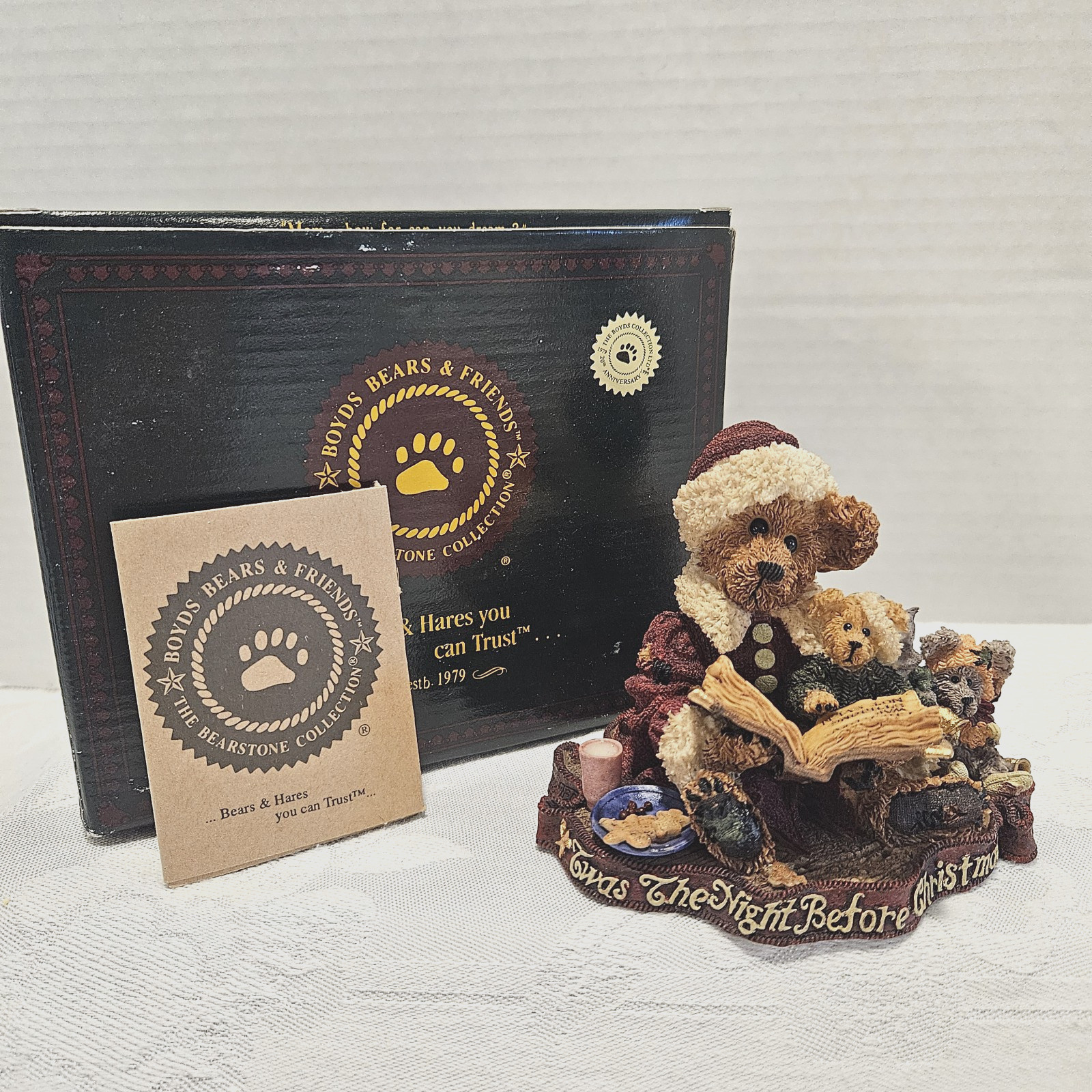 1998 Boyds Bears & Friends Alexis Bearinsky, The Night Before Christmas