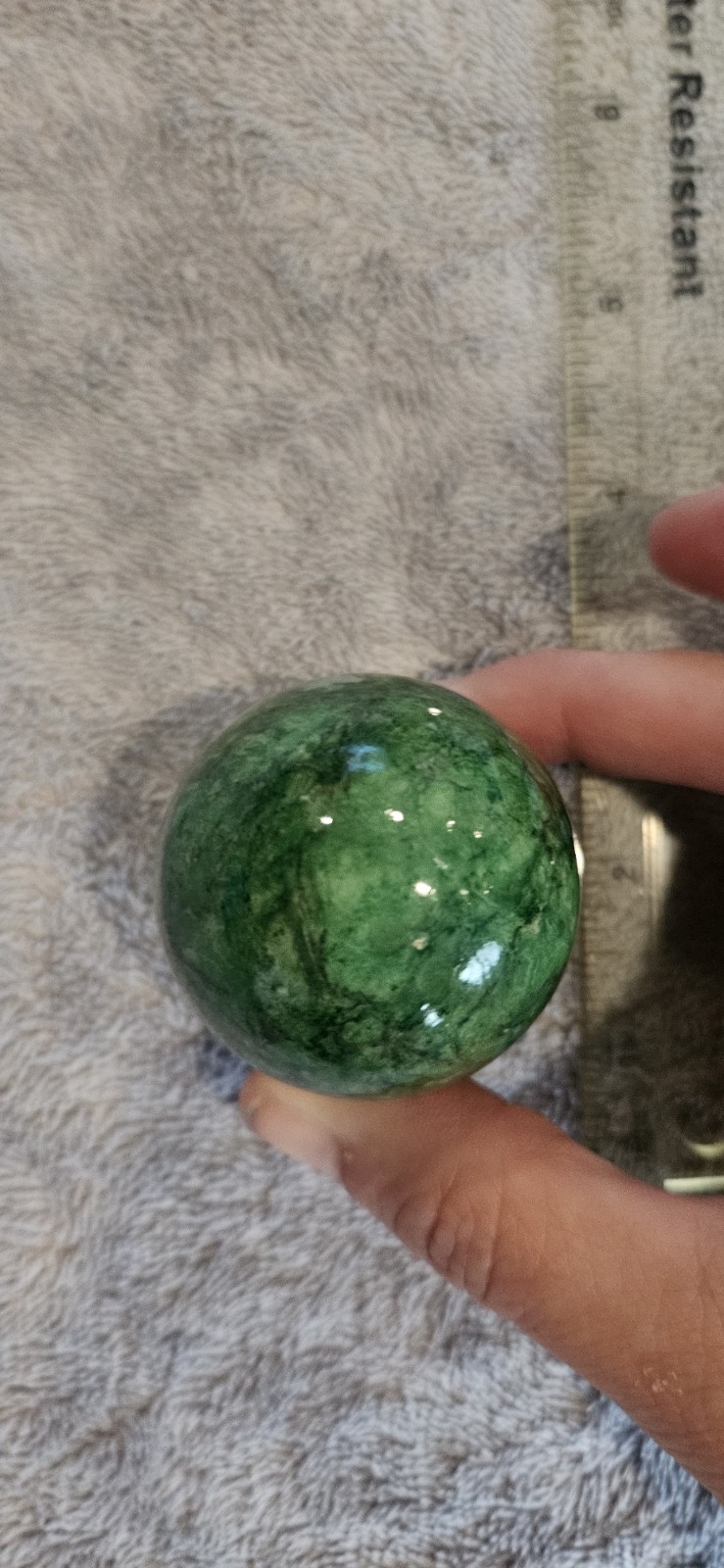 Vintage Alabaster Egg Italy Hand Carved. Likely Italian. 2.5″ X 1.75″