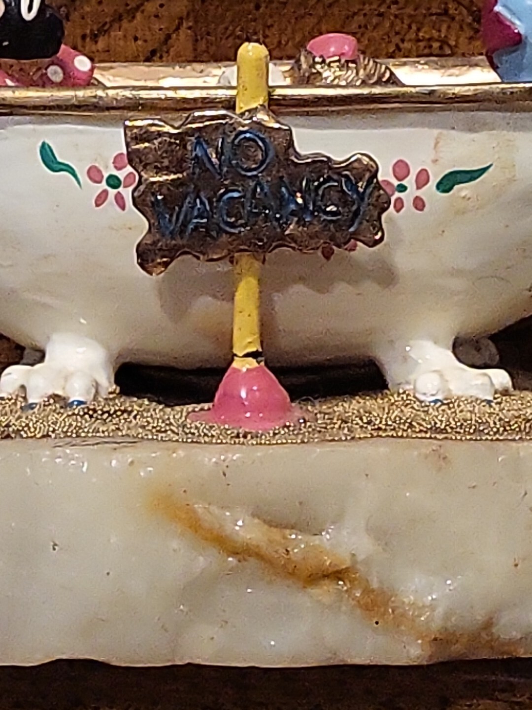 Ron Lee World of Clowns Bathtub 1997, No Vacancy. Pre-owned Signed And Numbered