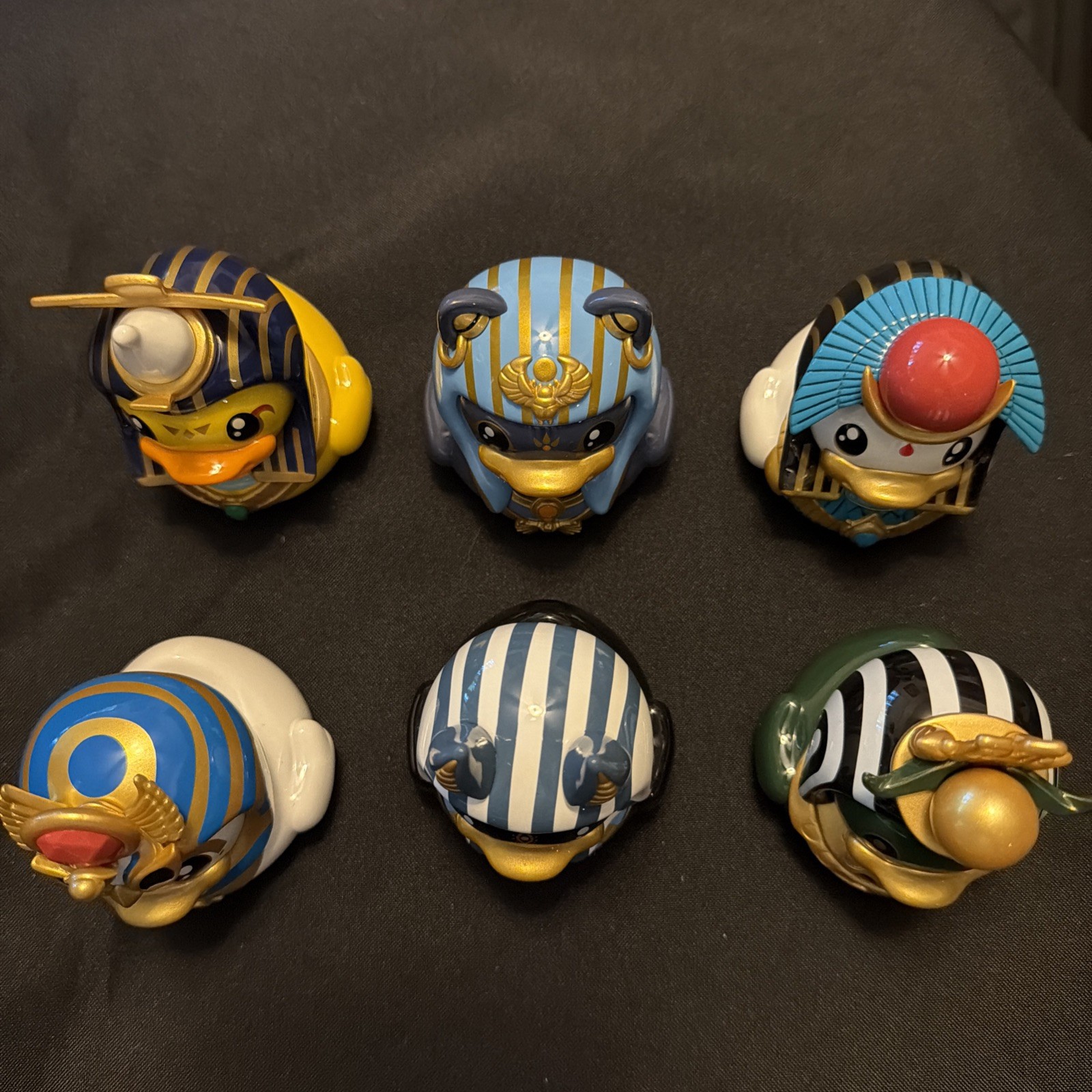 B.Duck x British Museum Blind Box, Egyptian God Collectible Duck Figurines 6 Set