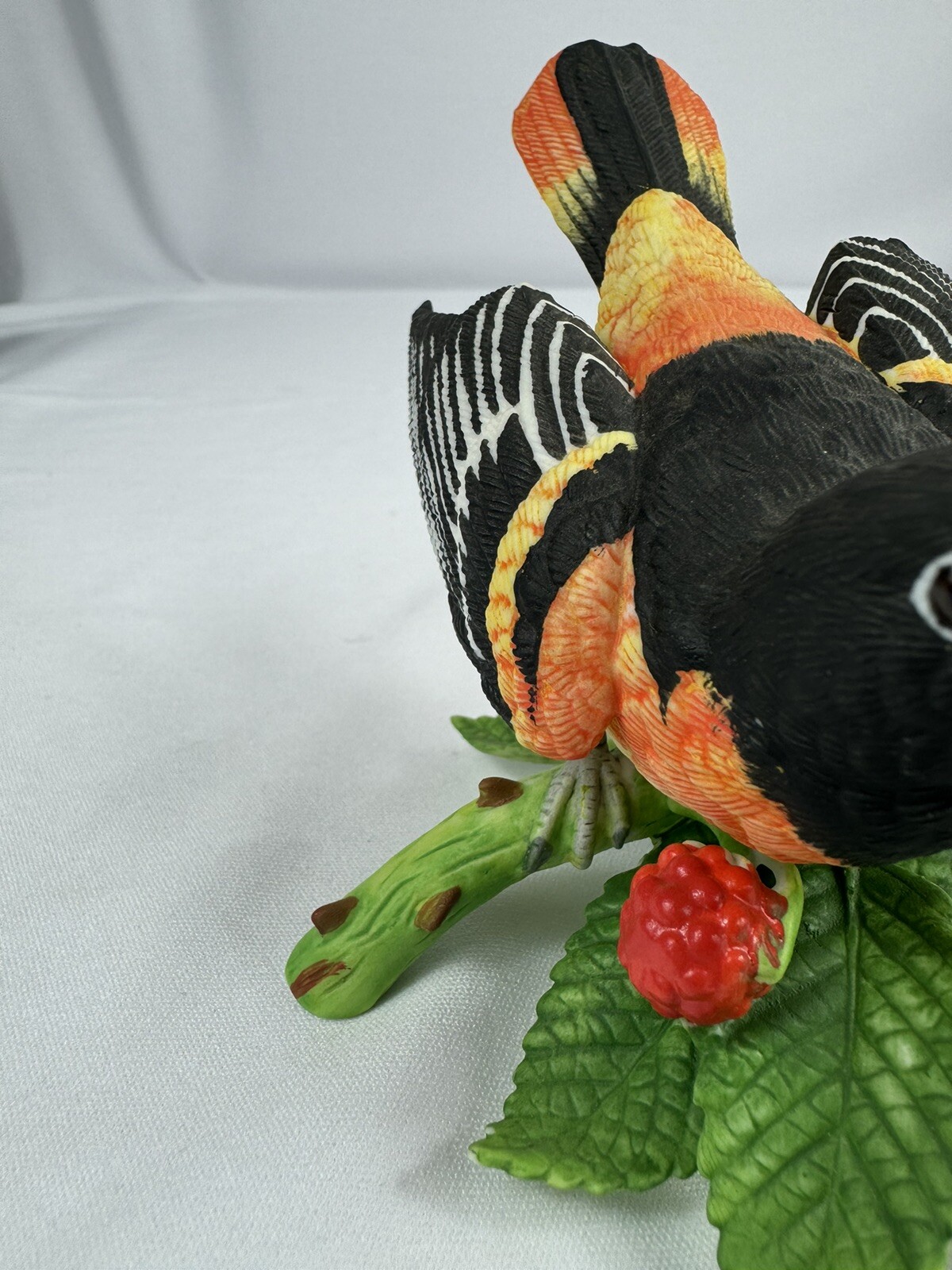 Lenox BALTIMORE ORIOLE Garden Birds Collection 1990 Handcrafted Fine Porcelain