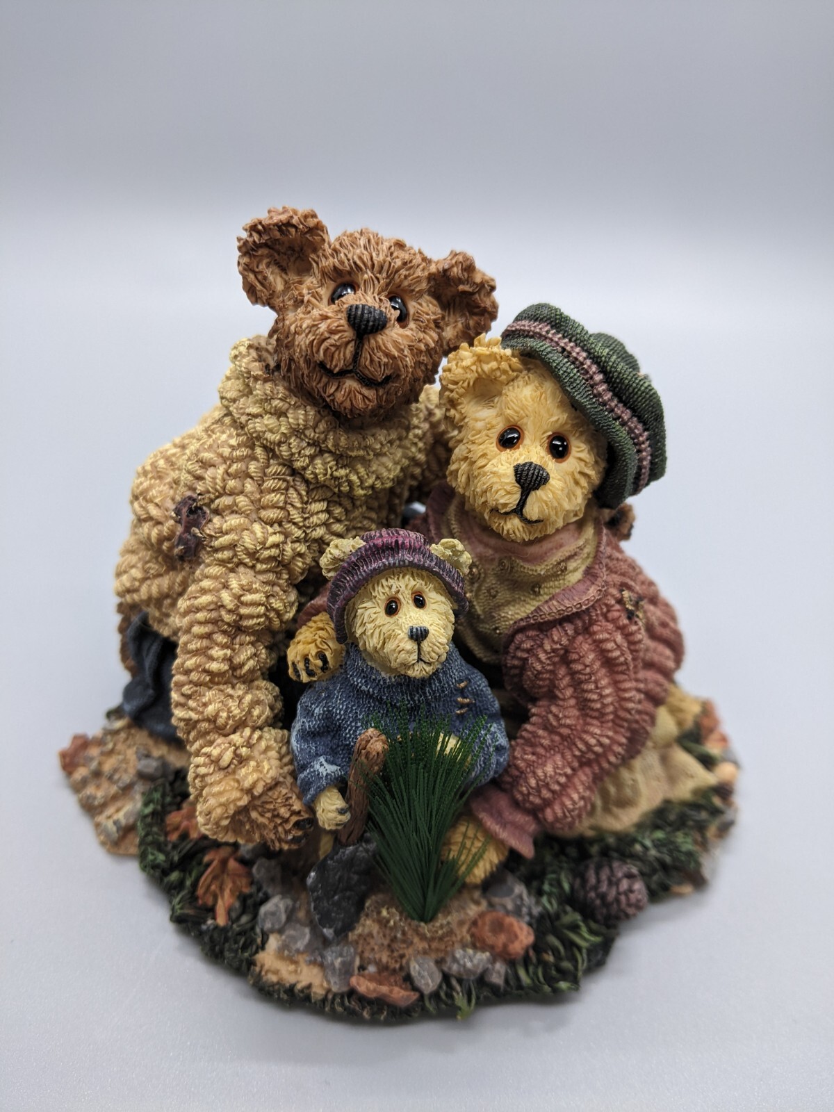 Boyds Bears “Stephanie John George The Family Tree” #228348 Fall Autumn Mom Dad
