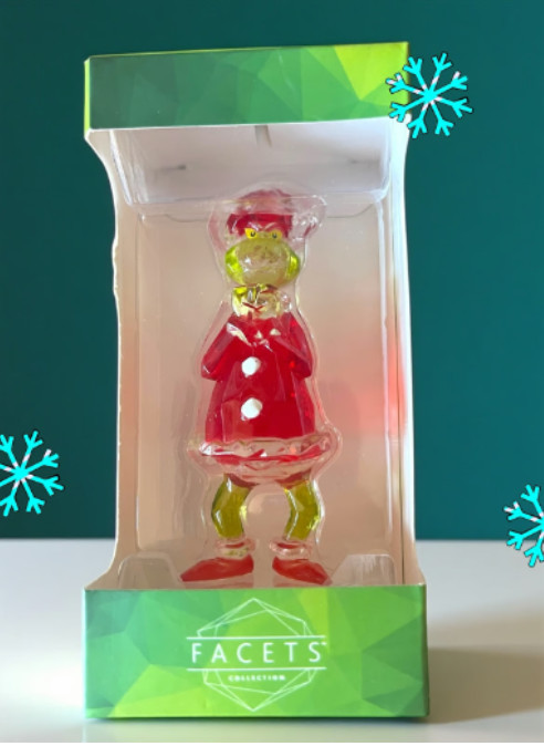 Enesco FACETS Collection – The Grinch (2021) – COLLECTIBLE BRAND NEW- Crystal
