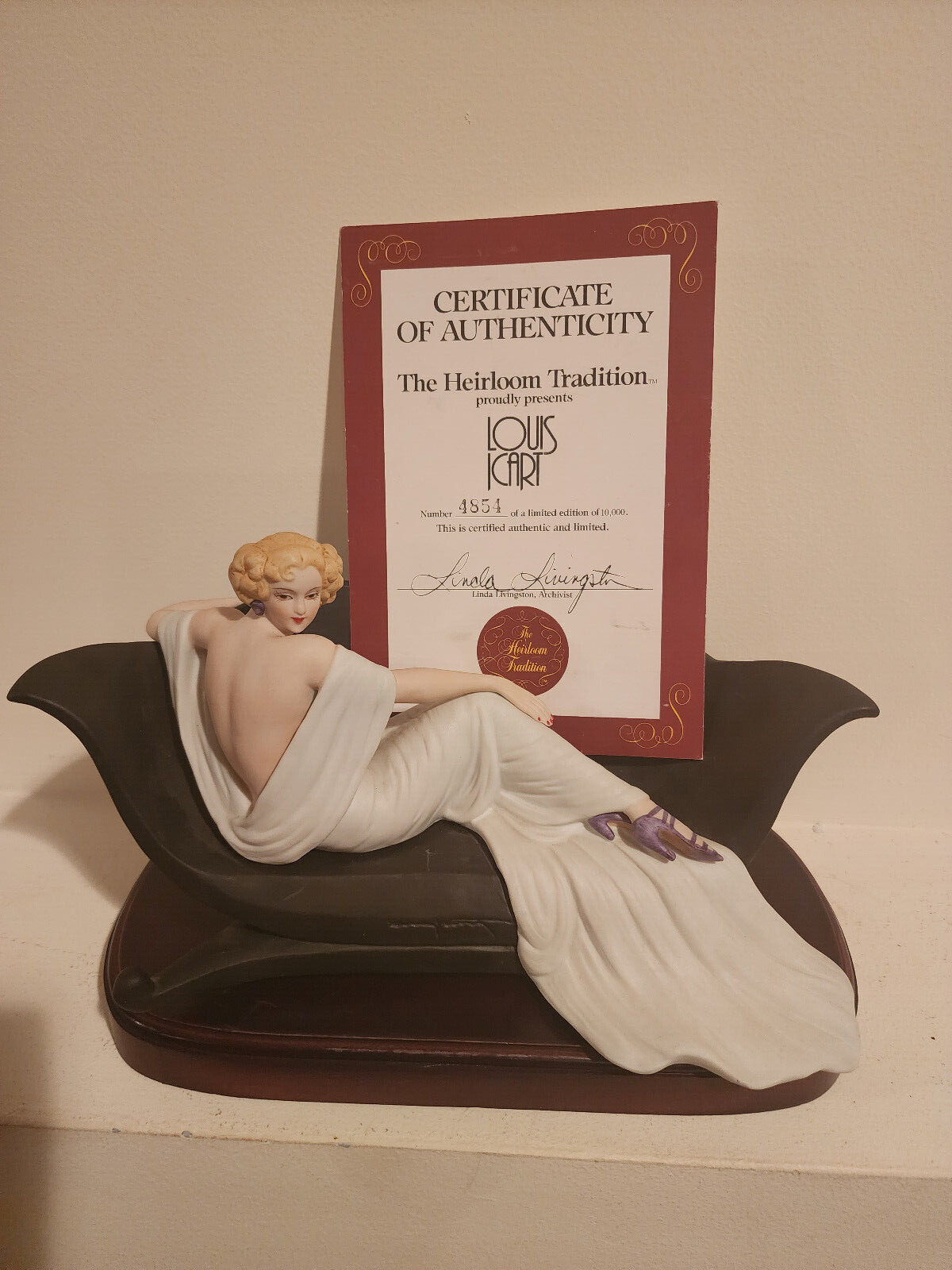 ©1984 LE SOFA BY LOUIS ICART1937 Heirloom Tradition.Number 4854 Limited Edition