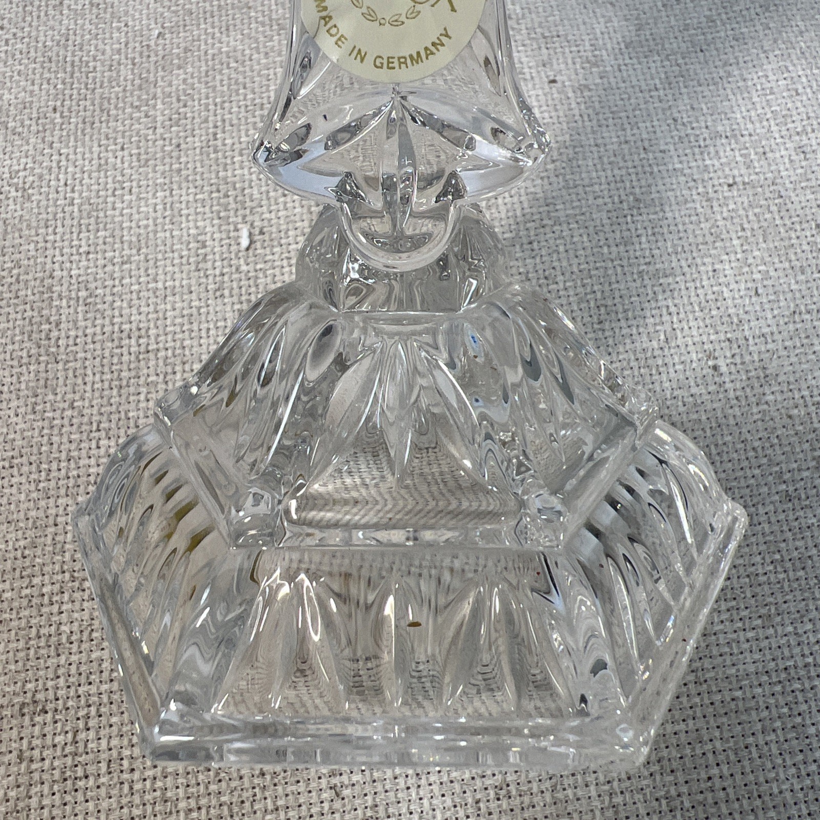 Lenox Full Lead Crystal Cross with Multi-Colored Crystals, Made in Germany 7.5”
